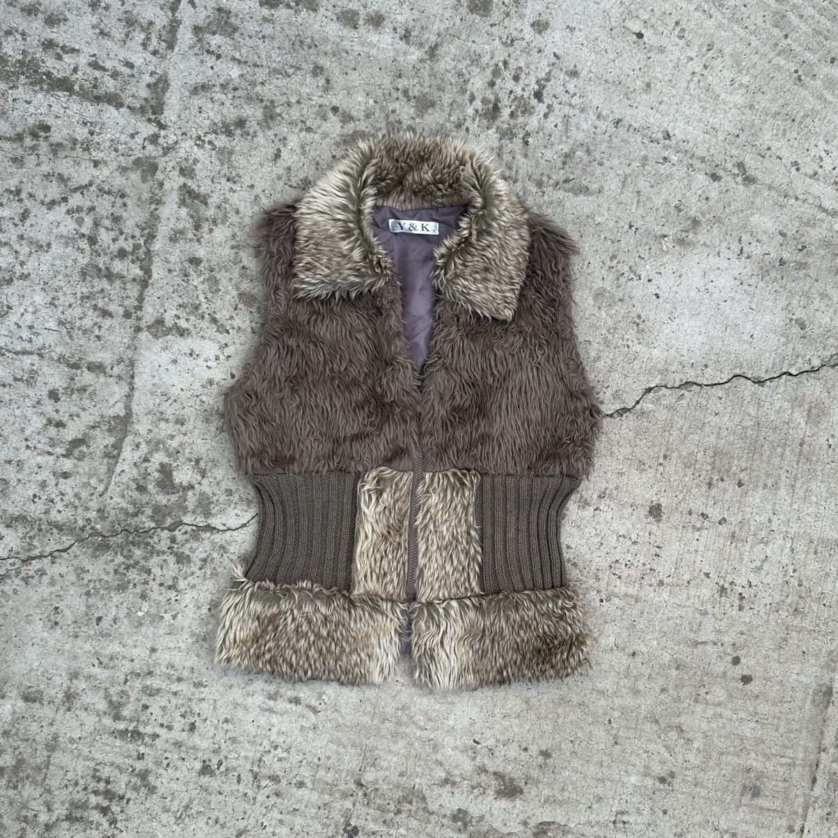 Number 288 Vintage Japanese Style Opium Faux Fur Vest Hype Trend Grunge Size M / US 6-8 / IT 42-44 - 1 Thumbnail