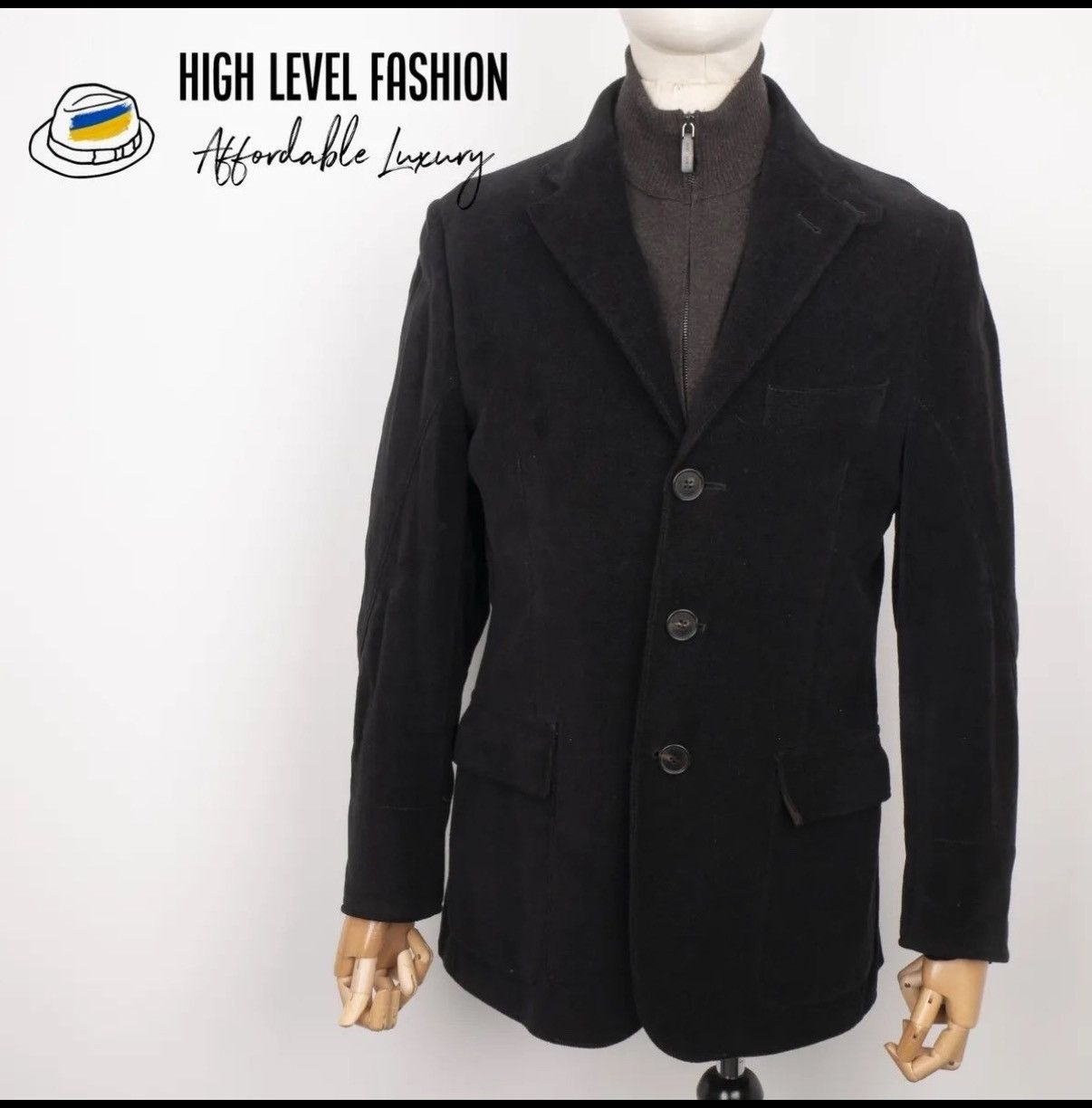Corneliani Corneliani ID Men's Brown suede blazer Designer Suede Jacket Size 40R - 4 Thumbnail