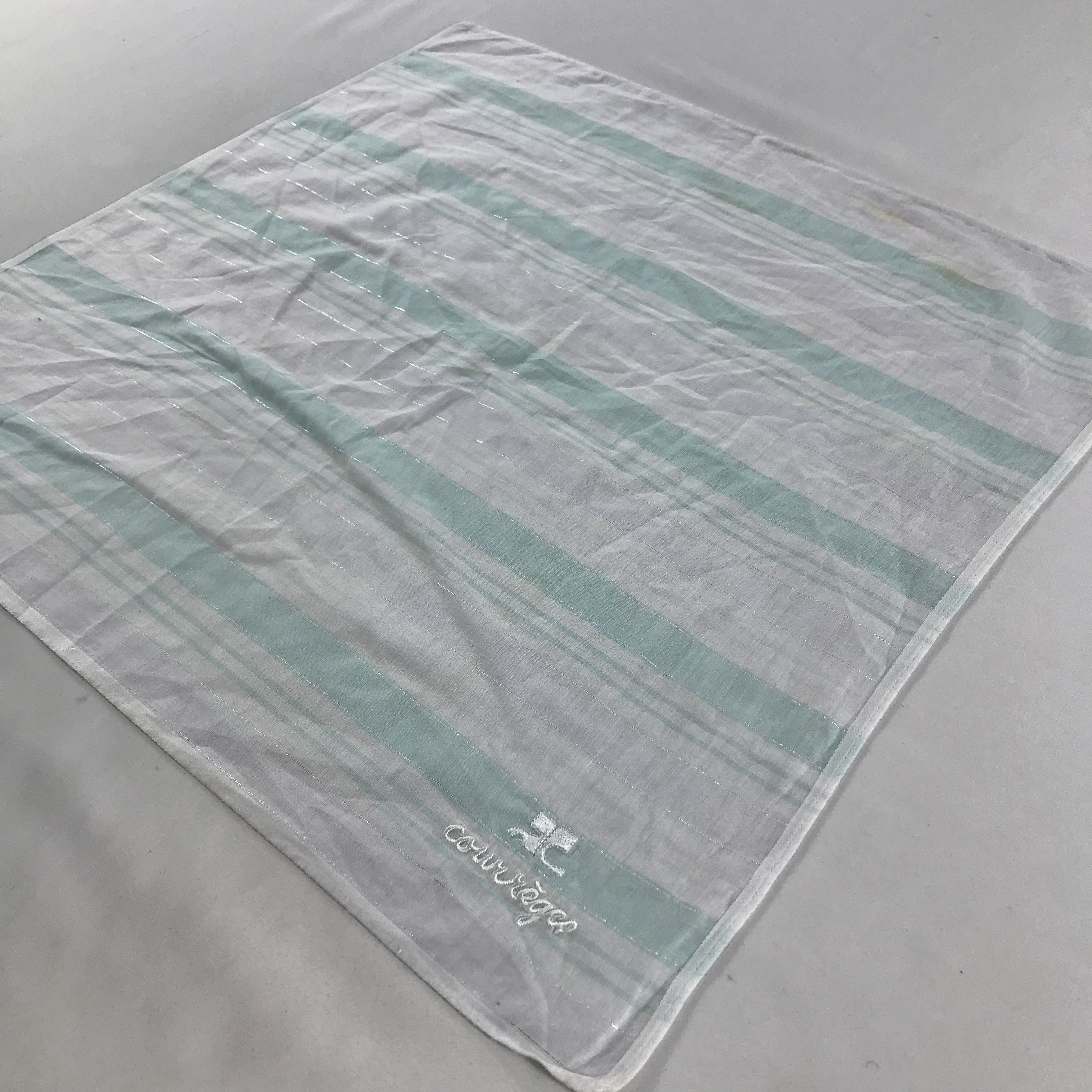 Courreges × Vintage Courreges Bandana / Handkerchief / Neckerchief - S1671 Size ONE SIZE - 2 Thumbnail