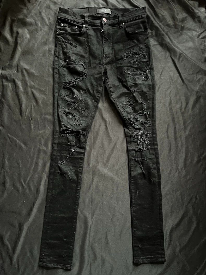 Amiri Amiri Super Destroy Painter Jean Size US 30 / EU 46 - 1 Thumbnail