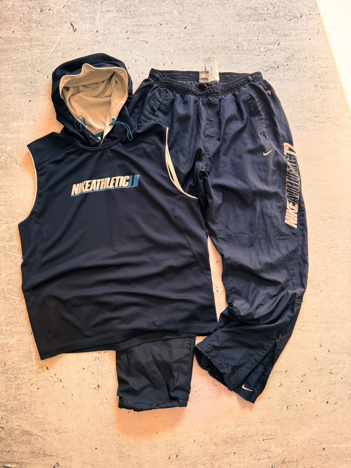 Nike × Vintage NIKE VINTAGE OVERSIZE DRIL TRACK SUIT Y2k Size US XL / EU 56 / 4 - 5 Thumbnail