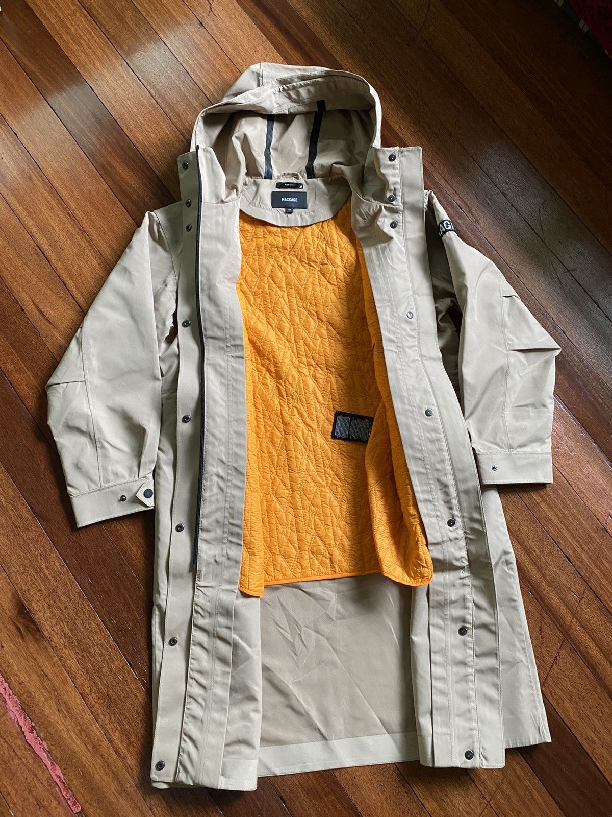 Mackage Mackage Carrie City Canvass Rain Jacket Size M / US 6-8 / IT 42-44 - 7 Thumbnail