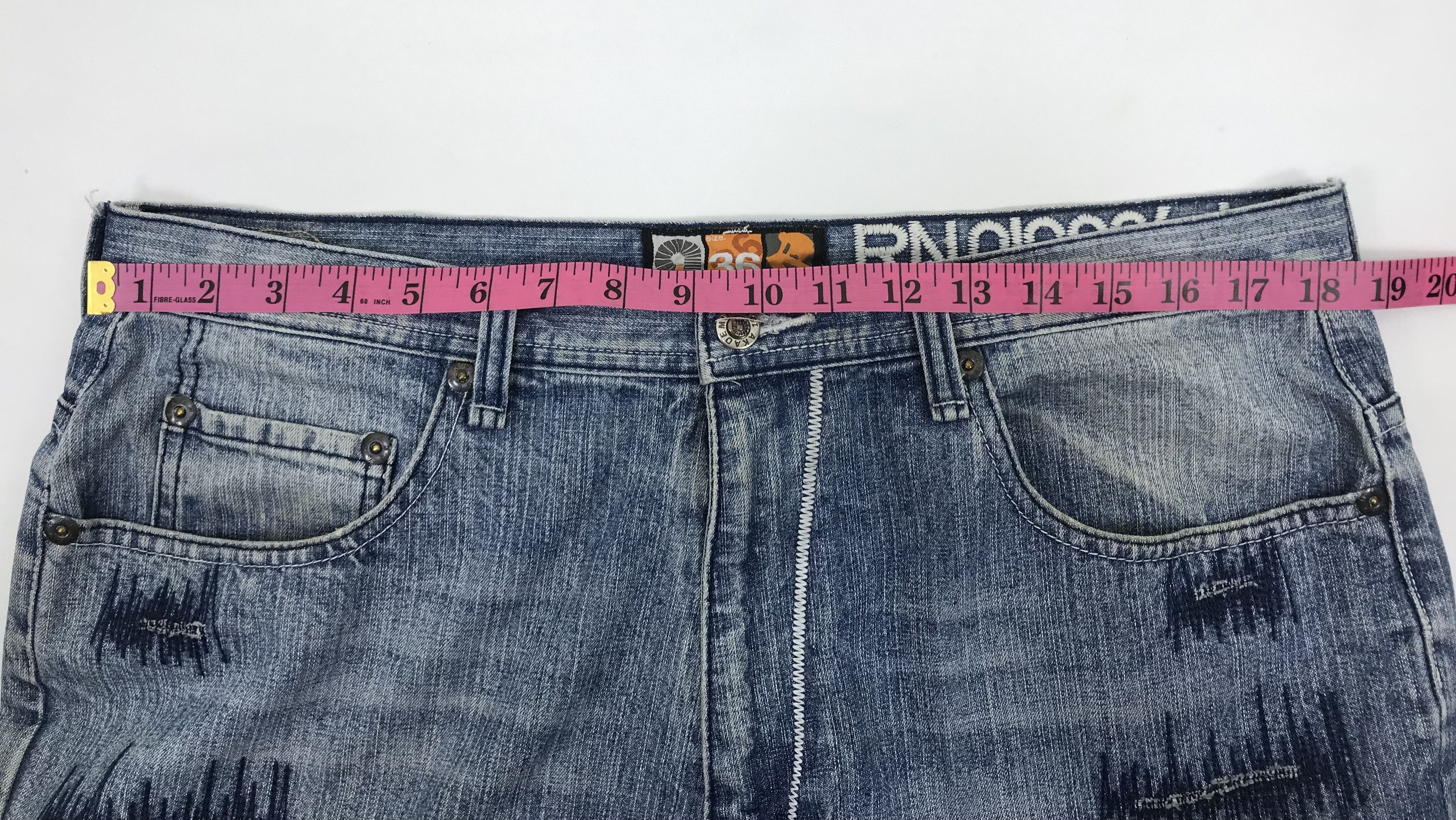 Akademiks Baggy Jeans Akademiks Distressed Design Wide Denim Size US 36 / EU 52 - 19 Thumbnail
