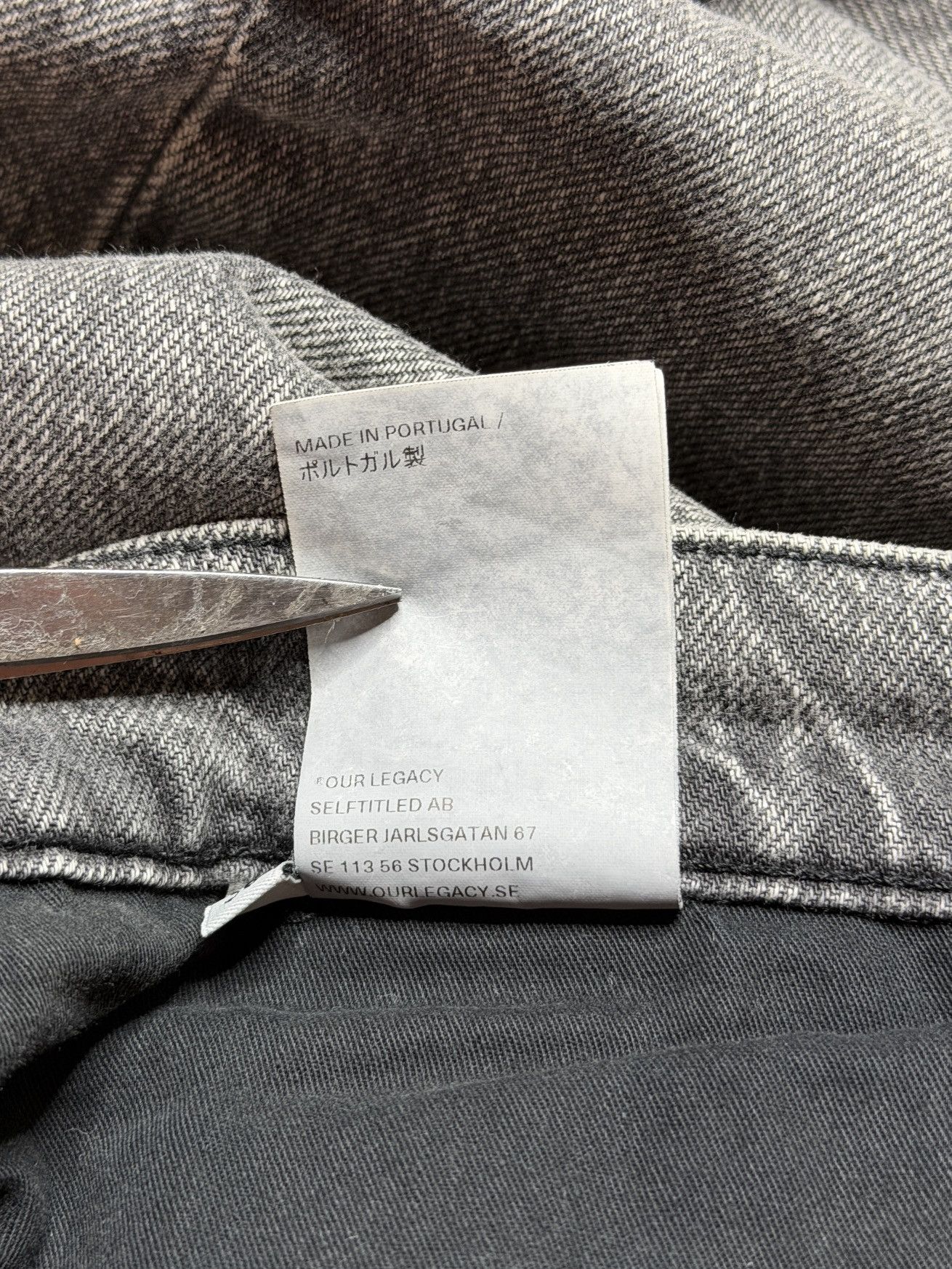 Our Legacy Our Legacy Extended Third Cut Denim Washed Black Size US 36 / EU 52 - 9 Thumbnail