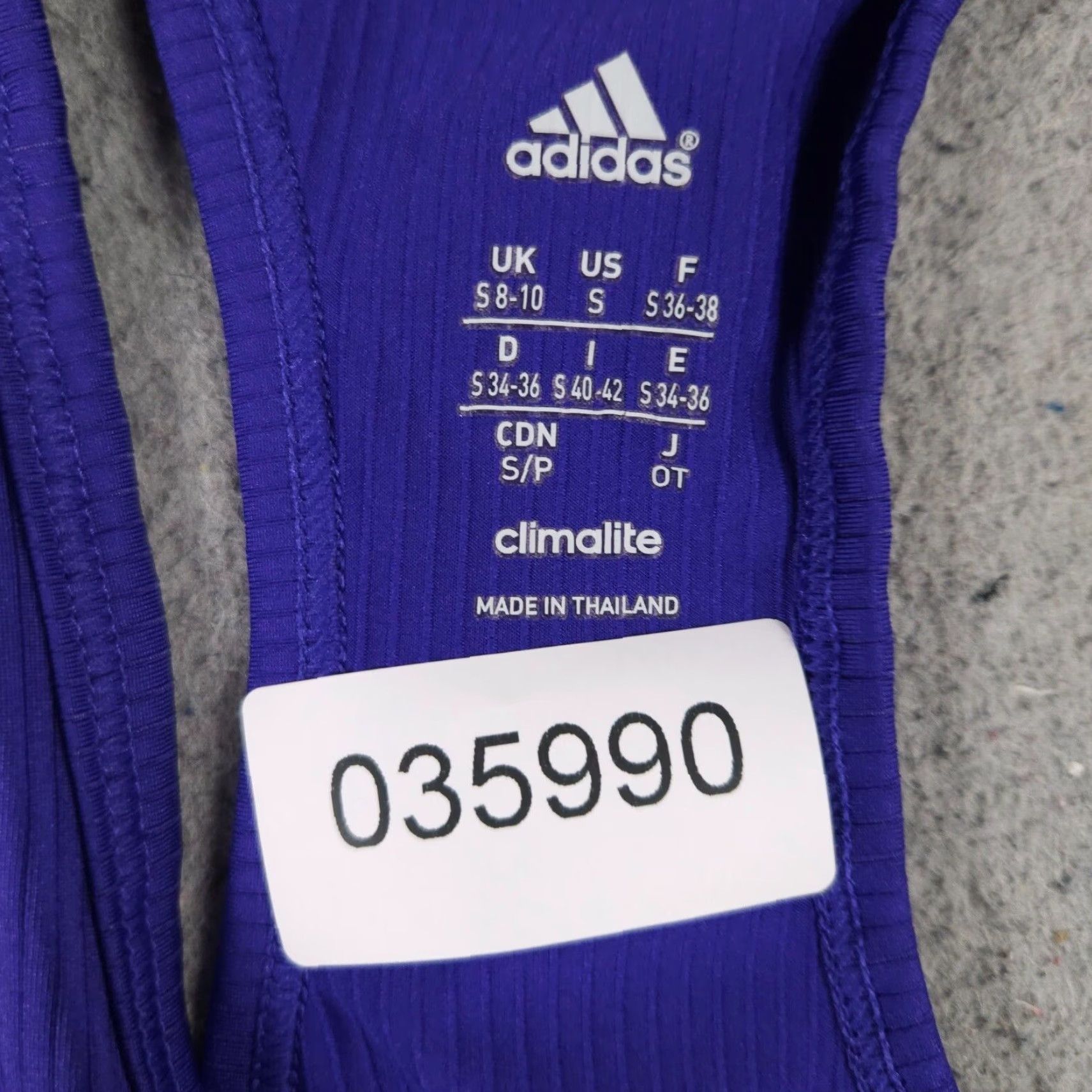 Adidas Adidas Tank Top Womens Small Purple Activewear Running Gym Size S / US 4 / IT 40 - 8 Thumbnail