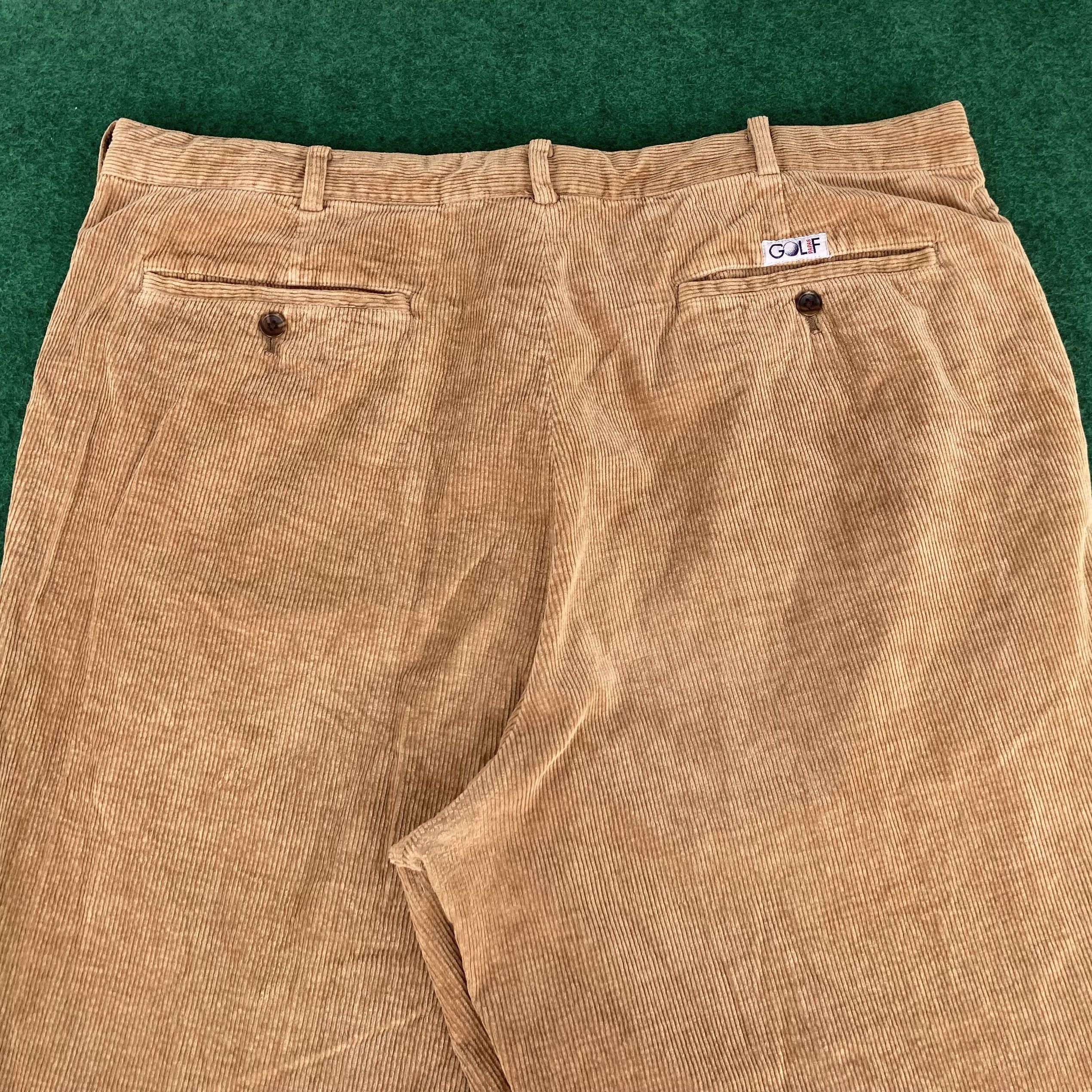 Beauty Beast × Japanese Brand × Mademoiselle Non Non Vtg Papas Golf Papas Pant Trouser Baggy Corduroy Jeans Size US 36 / EU 52 - 10 Thumbnail