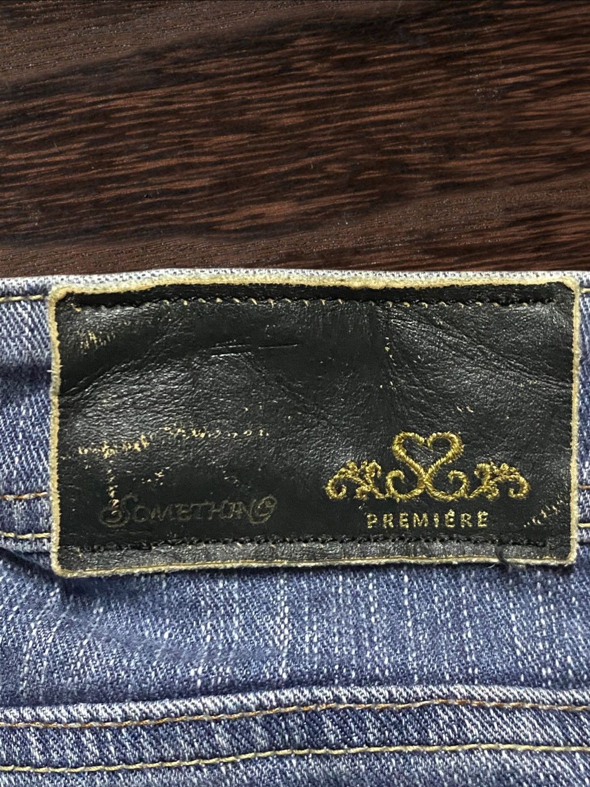 Japanese Brand Vintage Edwin Something Faded Wash Distressed Flare Jeans Size US 28 / EU 44 - 9 Thumbnail