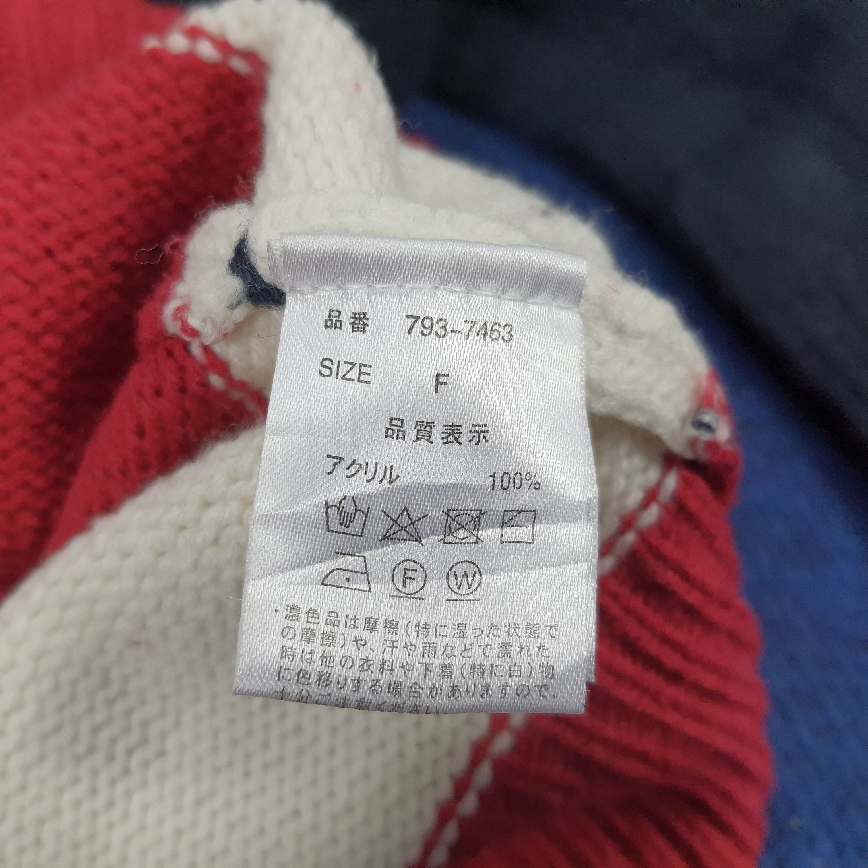 Vintage Vintage USA Spell Out Knitted Winter Sweatshirts Size US S / EU 44-46 / 1 - 5 Thumbnail