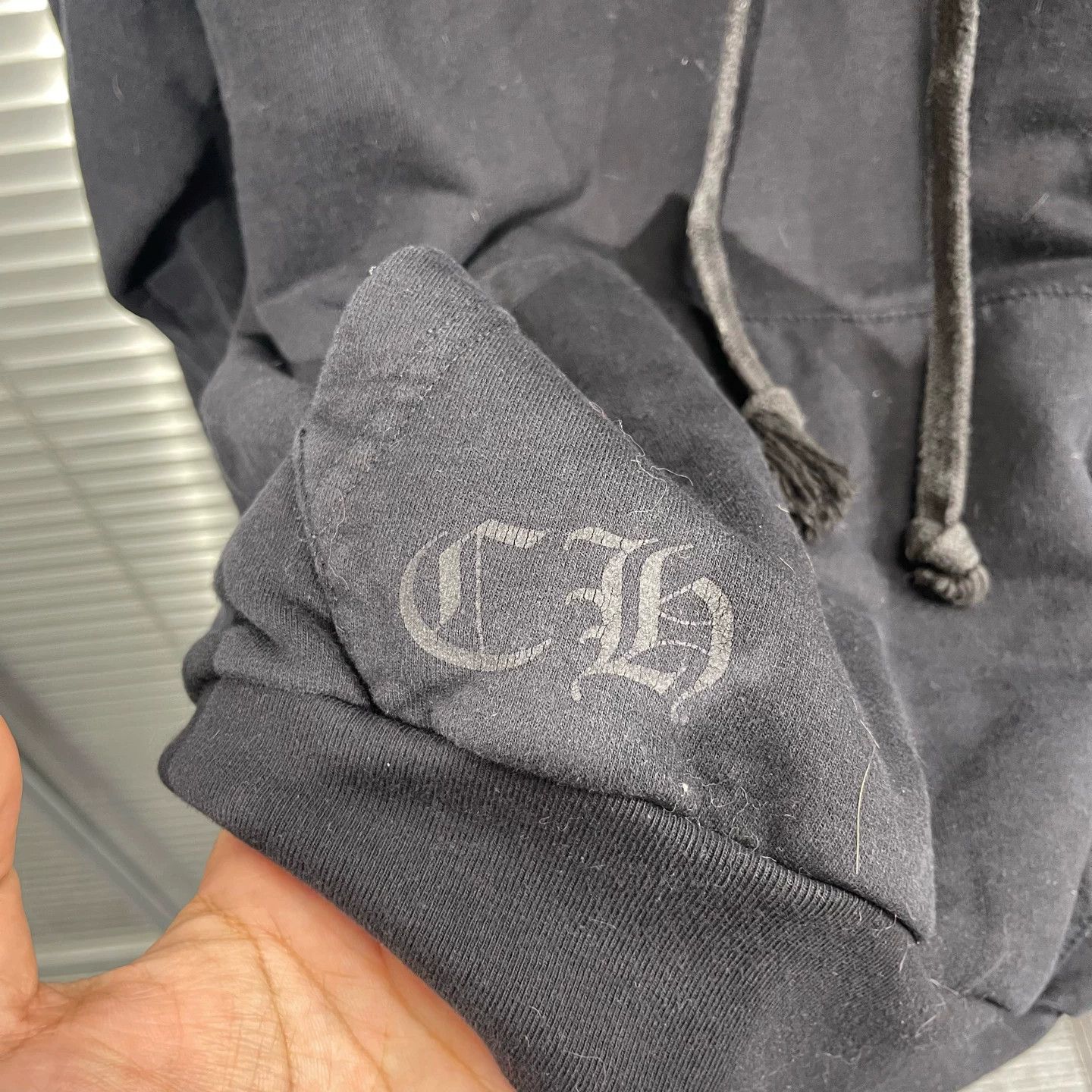 Chrome Hearts Chrome Hearts Black Slogan Print Hoodie M 95New Size US M / EU 48-50 / 2 - 5 Thumbnail