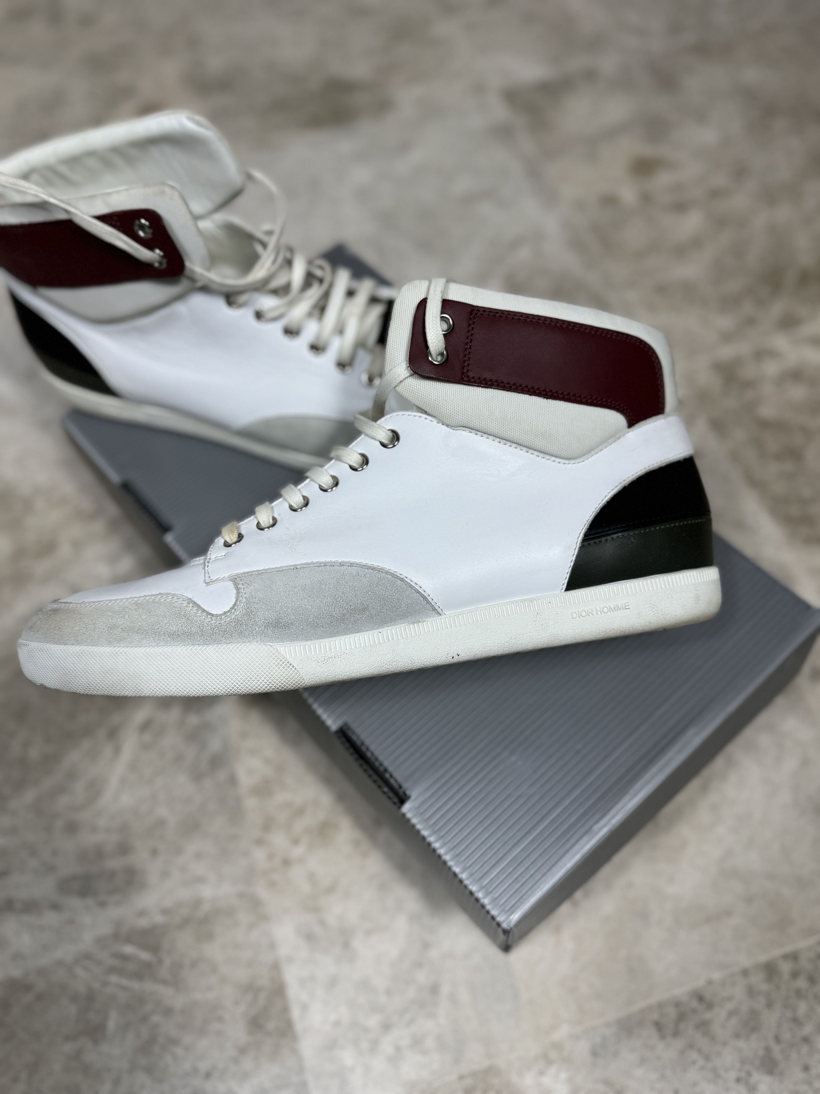 Dior Dior Leather Sneakers Size US 12 / EU 45 - 2 Thumbnail
