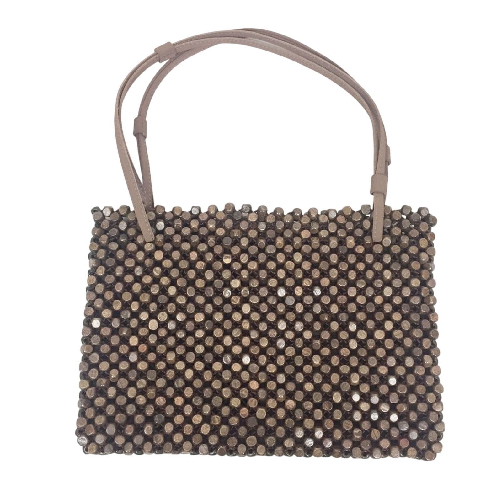 Other The Sak Brown Wooden Beaded Mini Handbag Size ONE SIZE - 5 Thumbnail