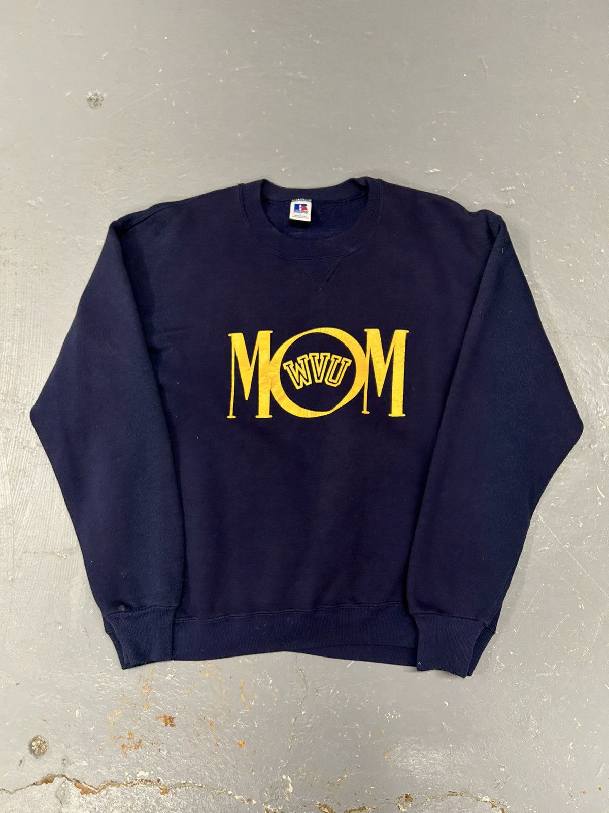 Vintage Crazy Vintage West Virginia University Mom Navy Sweatshirt Size US L / EU 52-54 / 3 - 1 Thumbnail