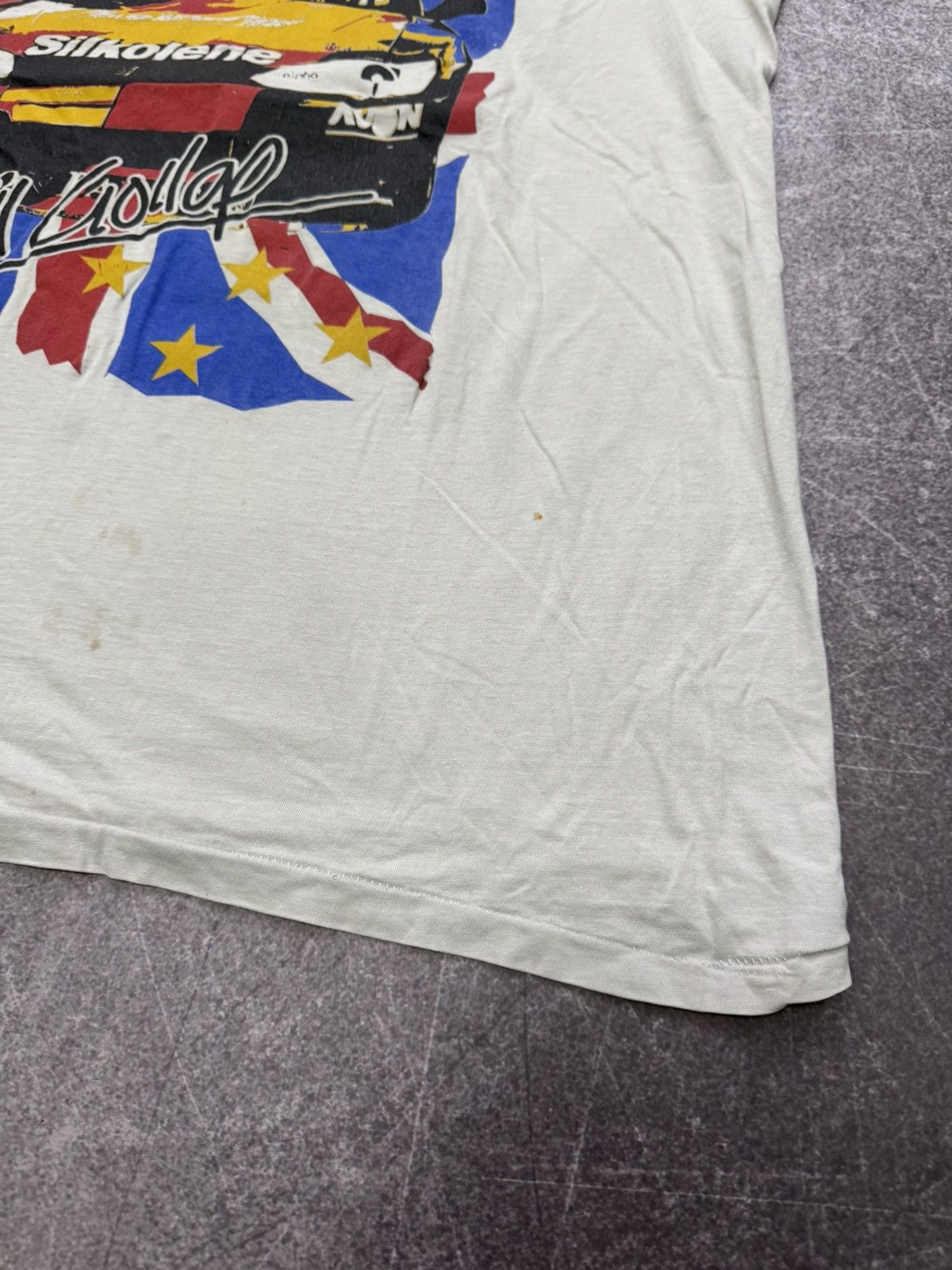 Vintage Vintage 90s Will Gollop Racing T Shirt Size US XL / EU 56 / 4 - 4 Thumbnail