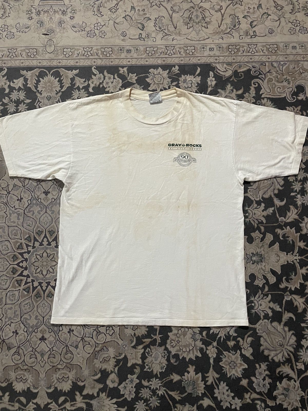 Vintage VINTAGE 1995 GRAY AND ROCK Size US XL / EU 56 / 4 - 2 Thumbnail