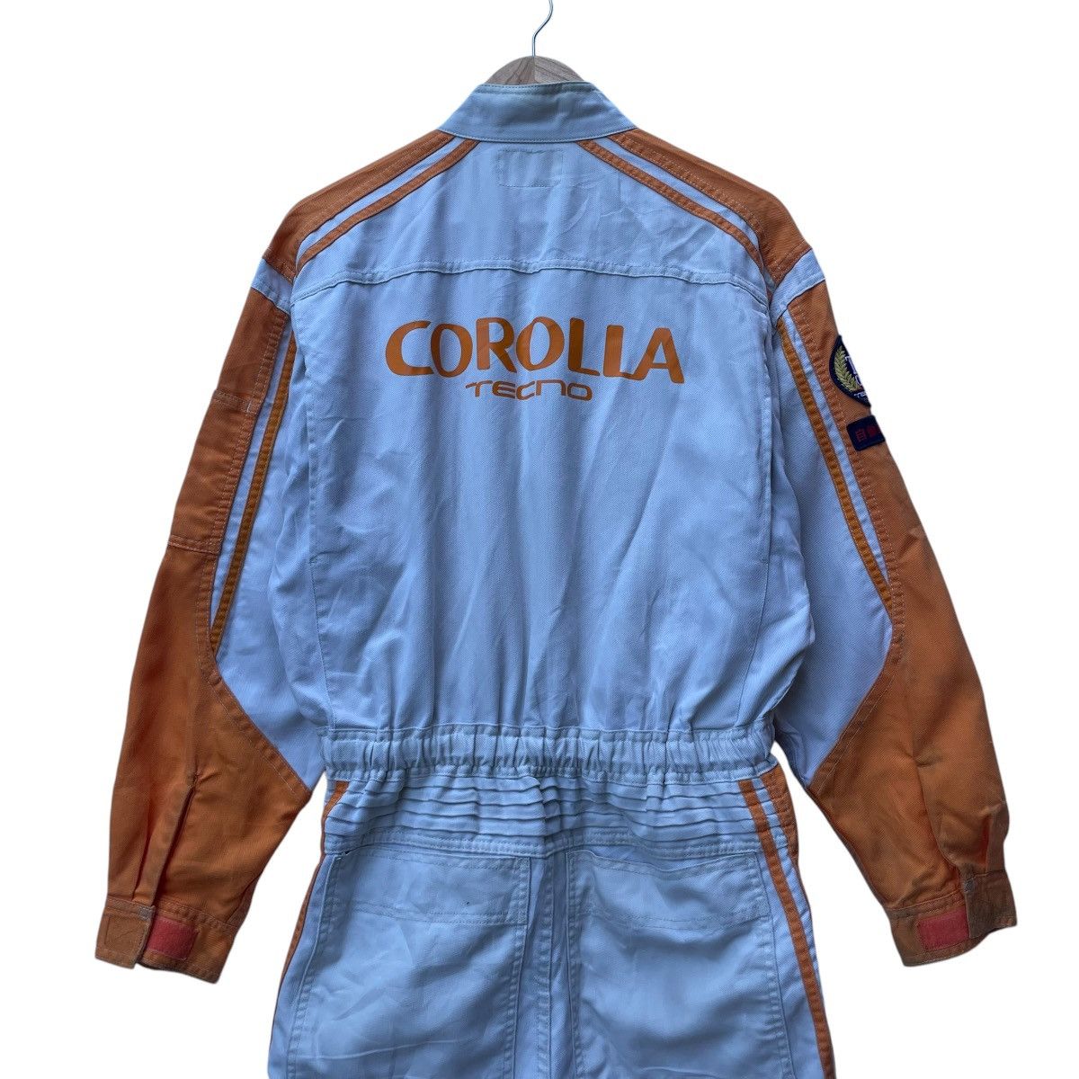 Vintage 💥Vintage Toyota Corolla Techno Top Crew Coverall Workwear Size US 31 - 7 Thumbnail