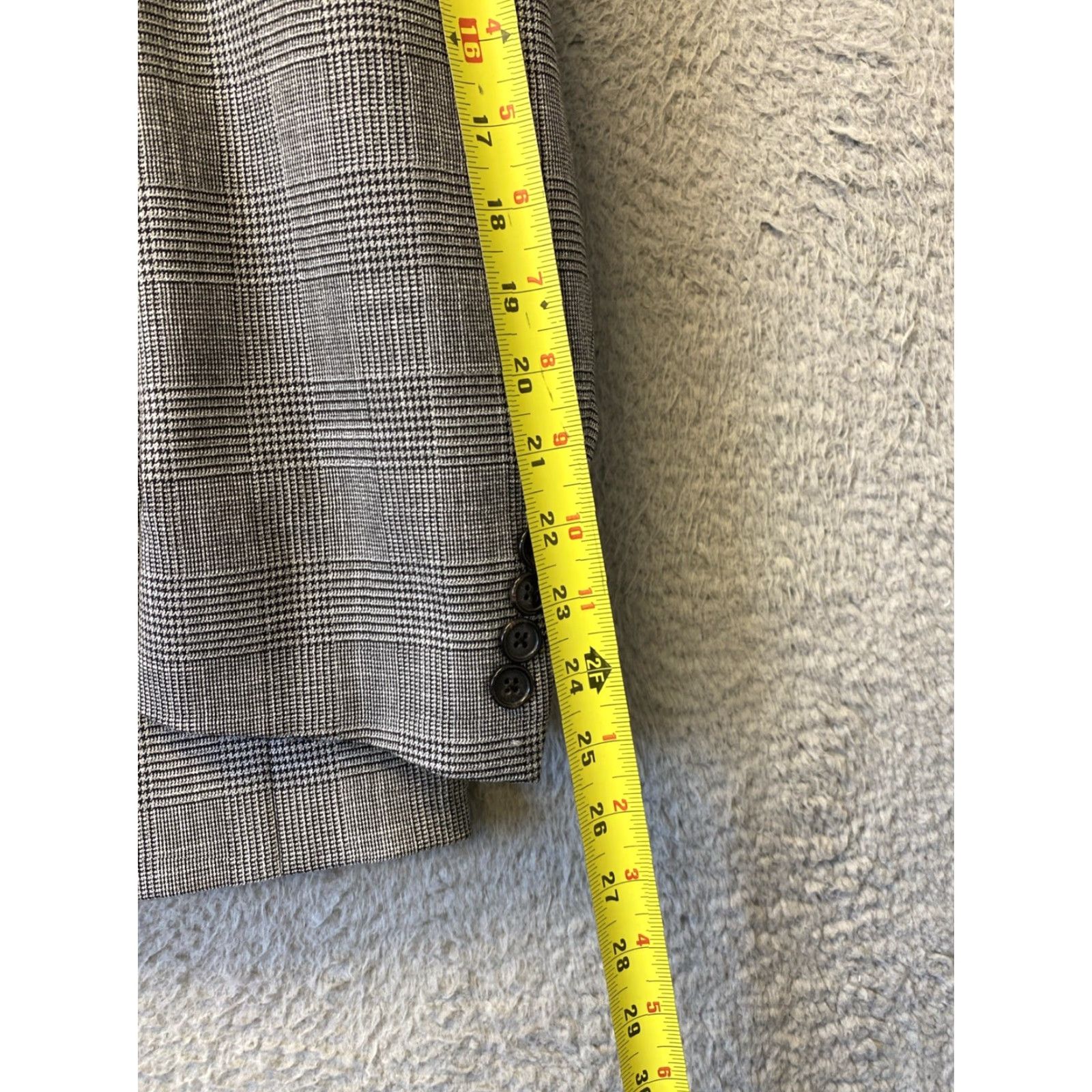 Ralph Lauren Ralph Lauren Blazer Jacket Glen Plaid Gents Flex 48R Gray Plaid / 142-17 Size 48R - 7 Thumbnail