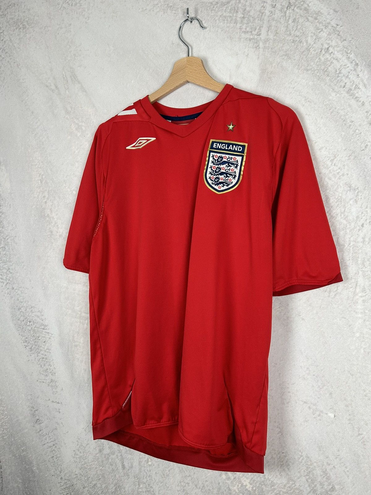 Vintage Vintage England Soccer Jersey Football Retro Umbro 90s Y2K Size US L / EU 52-54 / 3 - 2 Thumbnail