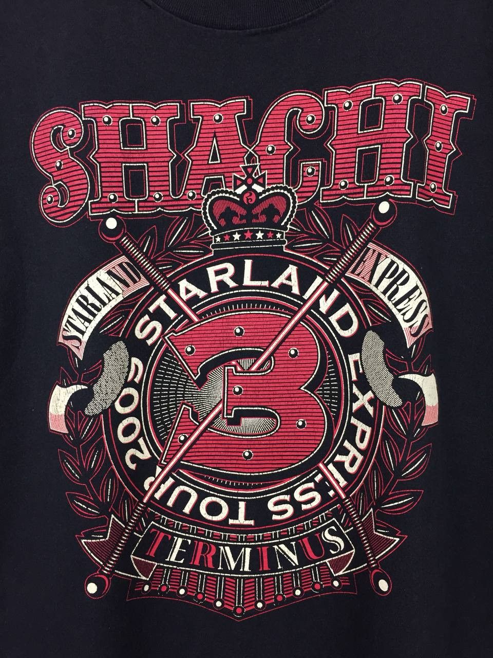 Band Tees Vtg Shachi Japanese Punk Rock Band Starland Express Tour Tee Size US L / EU 52-54 / 3 - 4 Thumbnail
