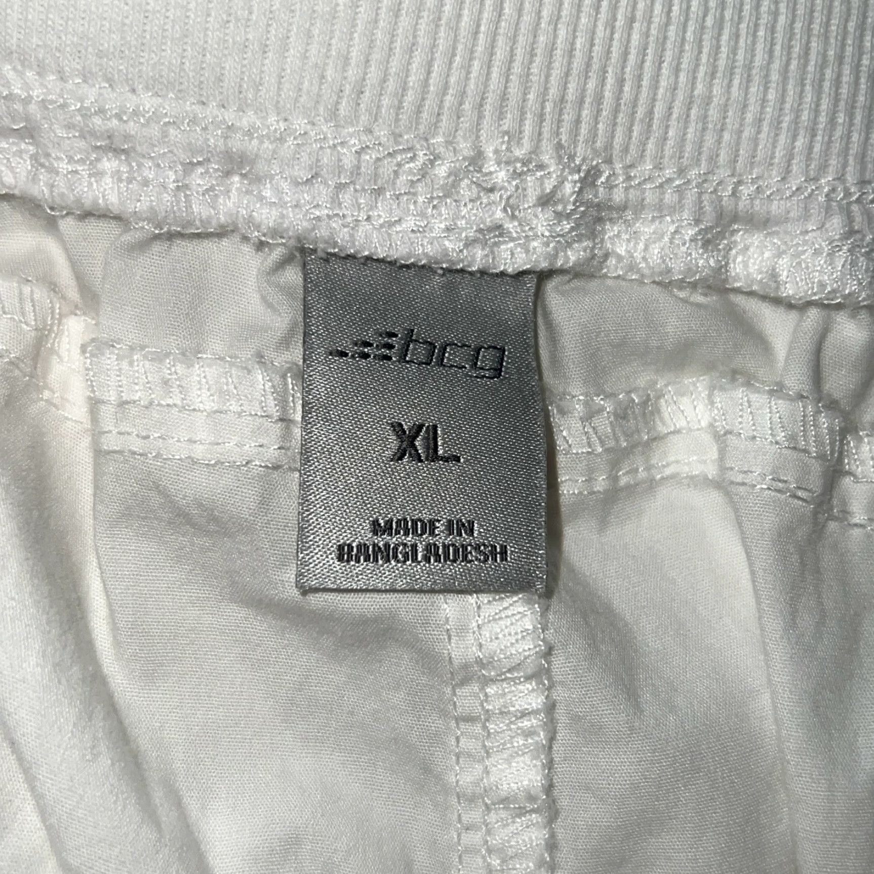 Vintage VINTAGE BCG Womens Pants Cropped Low Rise Drawstring Casual White Size XL Size 40" / US 18 - 4 Thumbnail