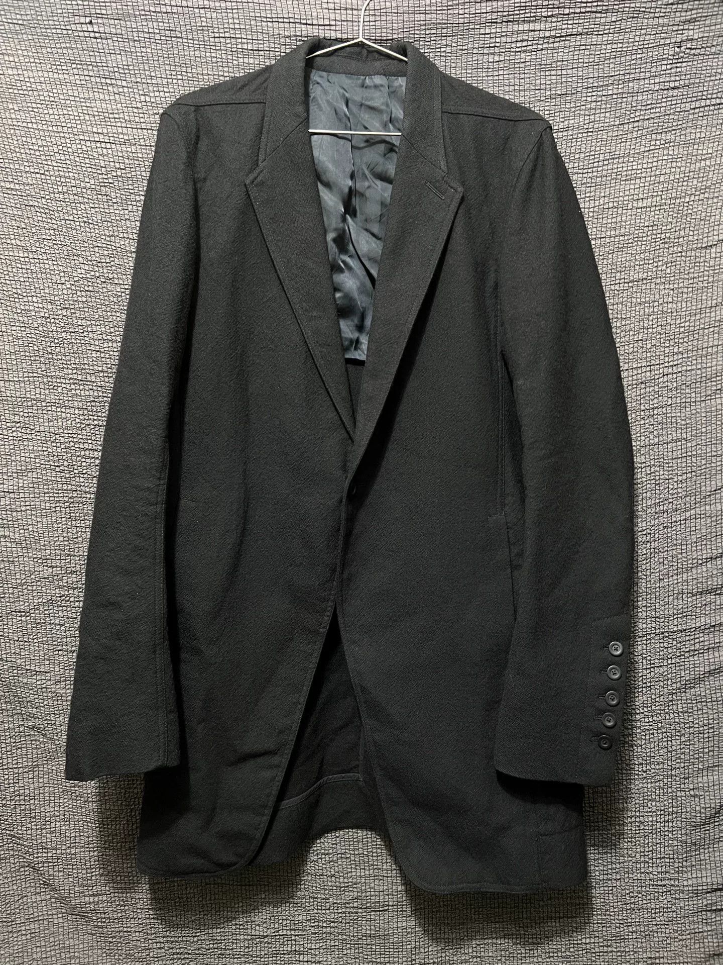 Rick Owens rick owens classic wool blazer jacket Size US L / EU 52-54 / 3 - 1 Thumbnail