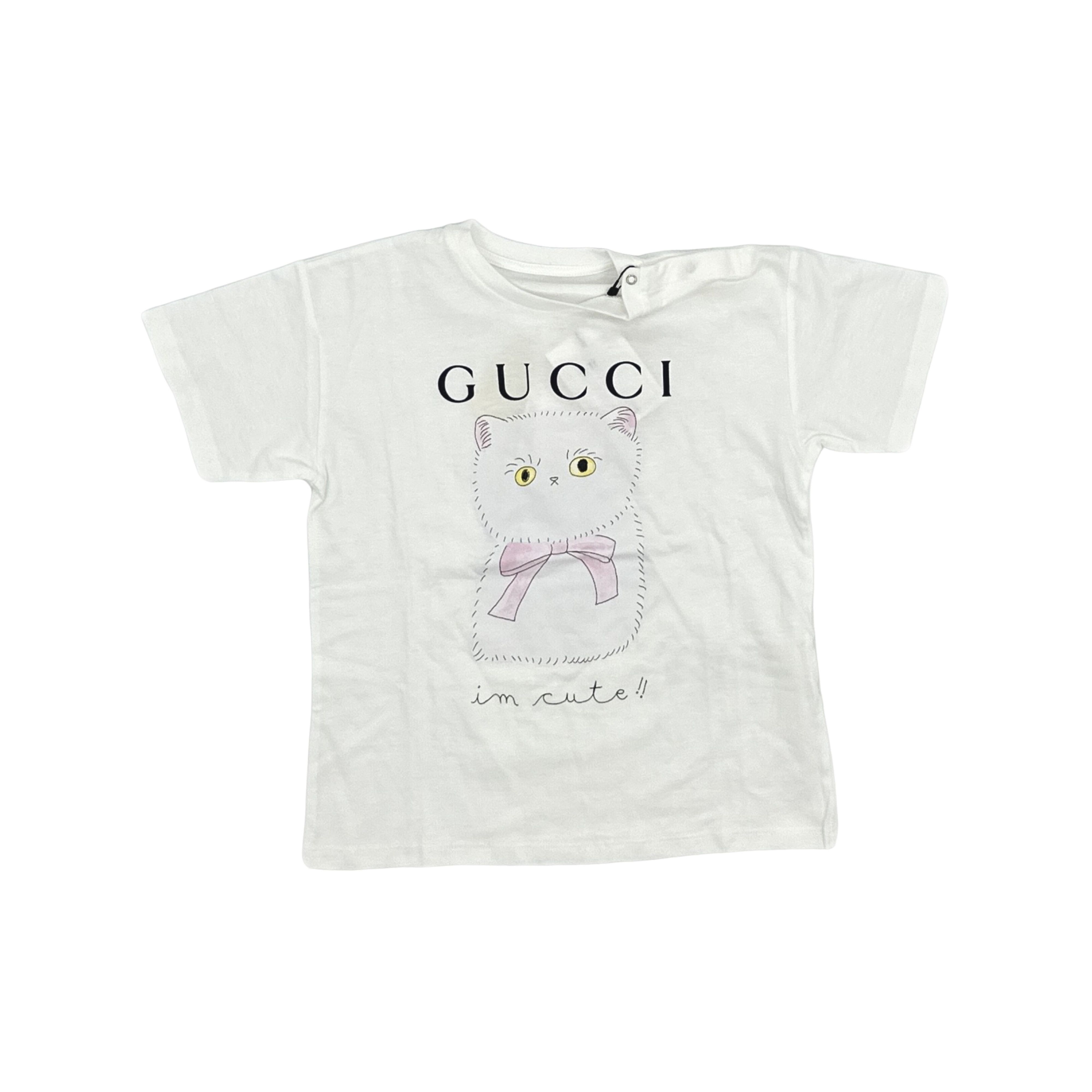 Gucci Gucci Cat Print Short Sleeve T-Shirt 36M Size US S / EU 44-46 / 1 - 1 Thumbnail