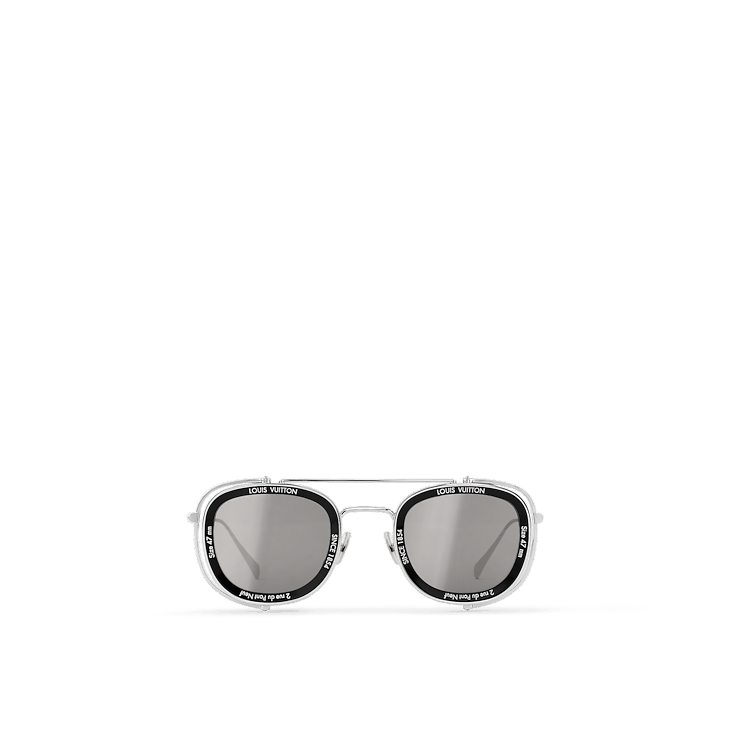 Louis Vuitton LV Super Vision Metal Pilot Square Sunglasses Size ONE SIZE - 5 Thumbnail