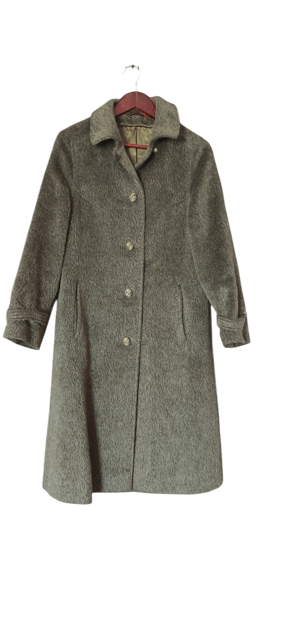 Other Calw Vintage Lamma Wool luxury Coat Made Natural Noble Size M / US 6-8 / IT 42-44 - 1 Thumbnail