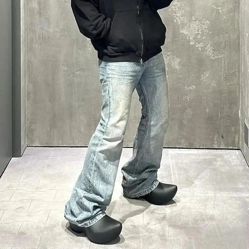 Japanese Brand Harajuku Streetwear Washed Jeans Pants Size US 32 / EU 48 - 2 Thumbnail