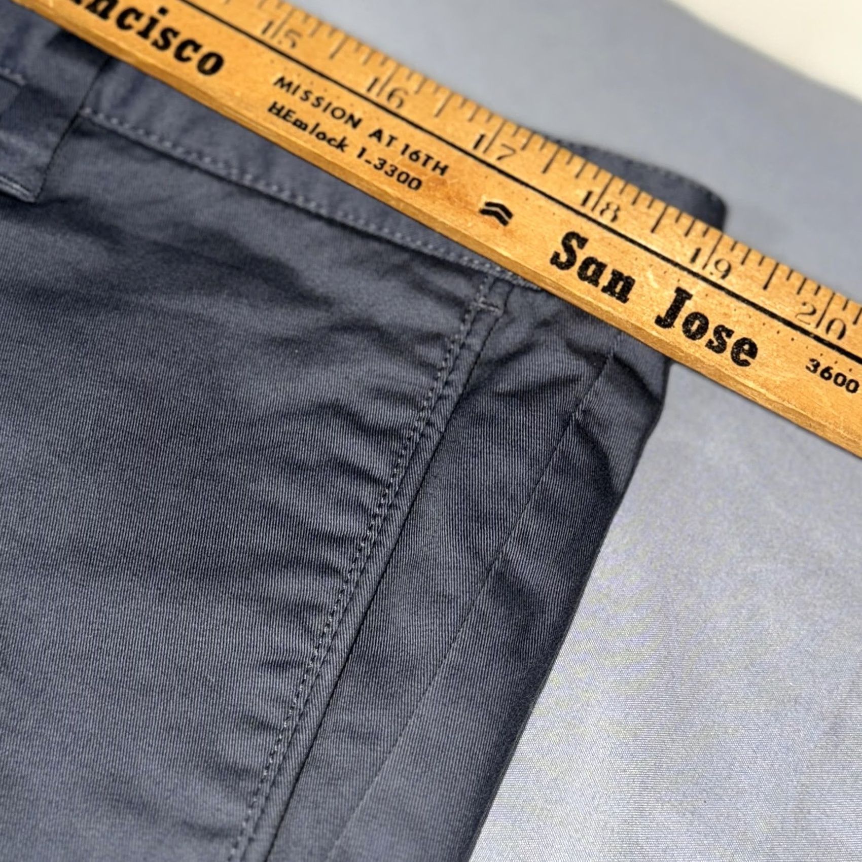 Vuori Vuori Pants Mens 36 Gray Chino Cotton Elastane Stretch Casual Golf Trousers Size US 36 / EU 52 - 7 Thumbnail