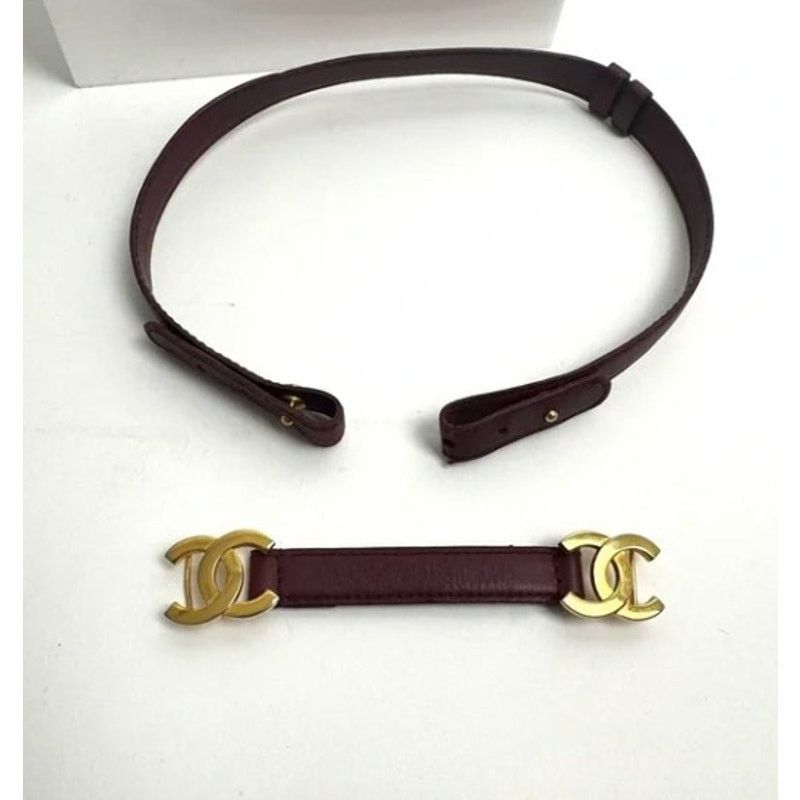Chanel Chanel headband wrap bracelet choker adjustable leather Size ONE SIZE - 3 Thumbnail