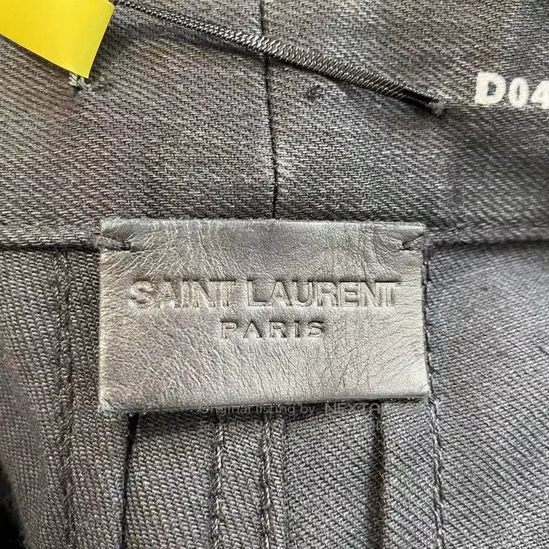 Saint Laurent Paris Saint Laurent Paris Mid-Rise Zippered Straight-Leg Jeans w Size US 28 / EU 44 - 4 Thumbnail
