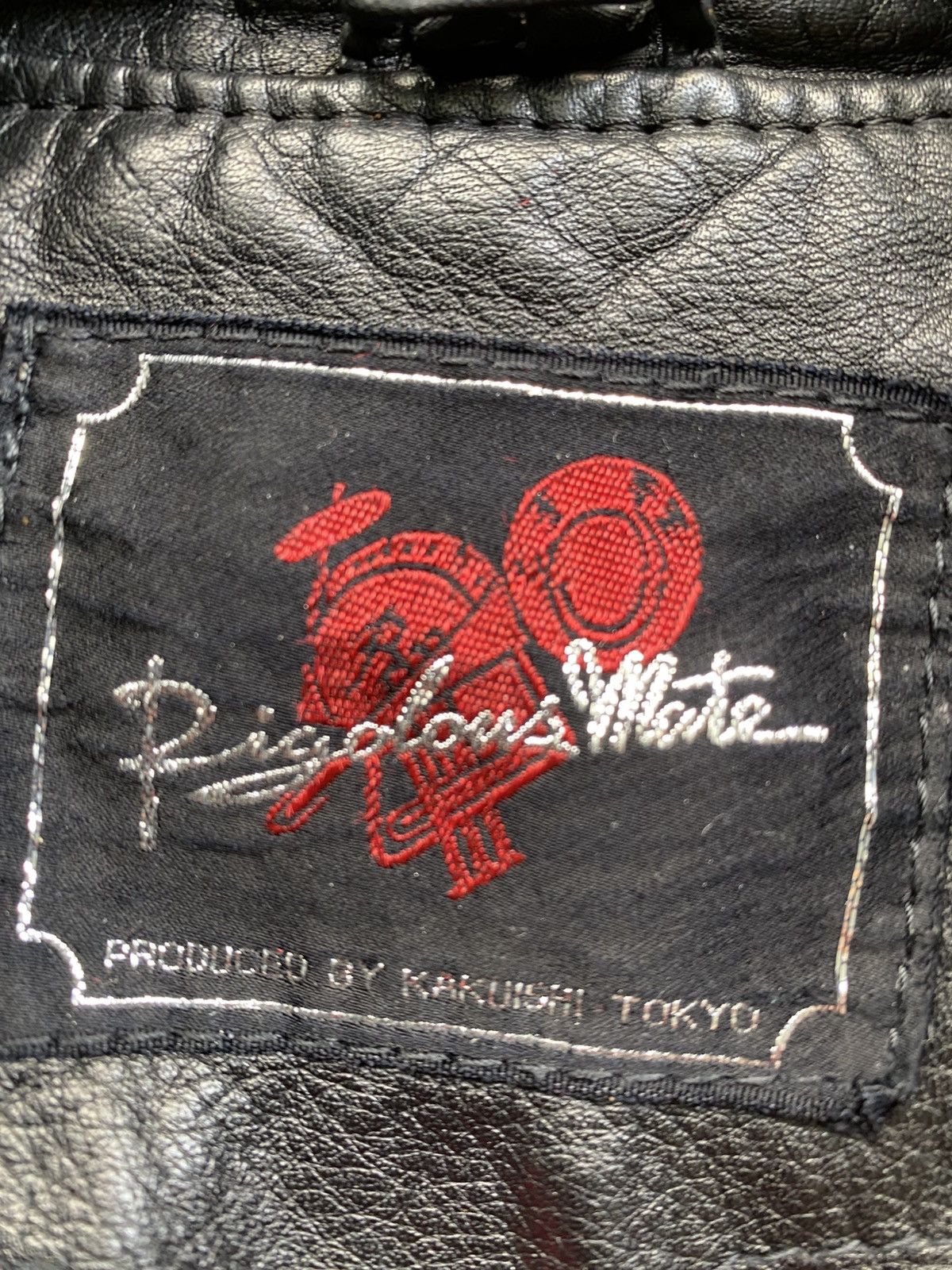 Japanese Brand Kakushi Tokyo Leather Perfecto Punk jacket nice design Size US M / EU 48-50 / 2 - 21 Thumbnail