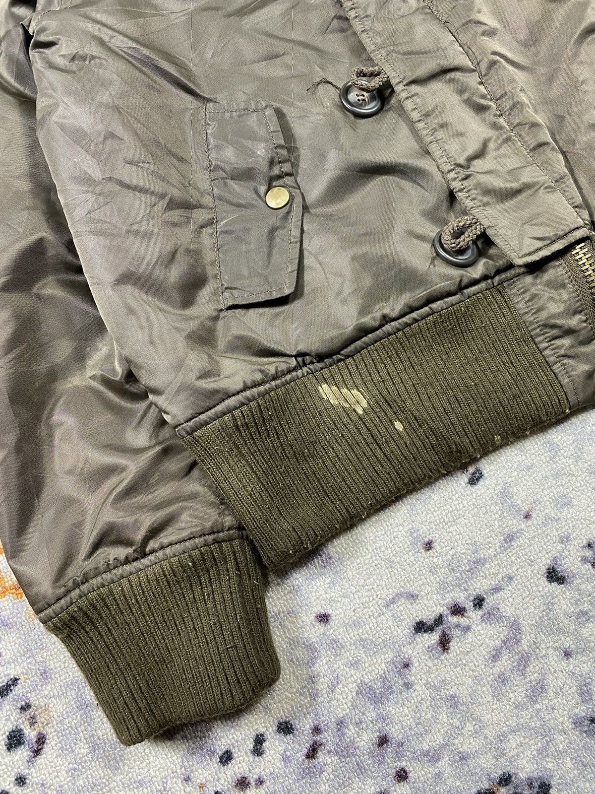 If Six Was Nine c.o.l.z.a - Fur Boxy Coat bomber army Jacket Size US L / EU 52-54 / 3 - 8 Thumbnail