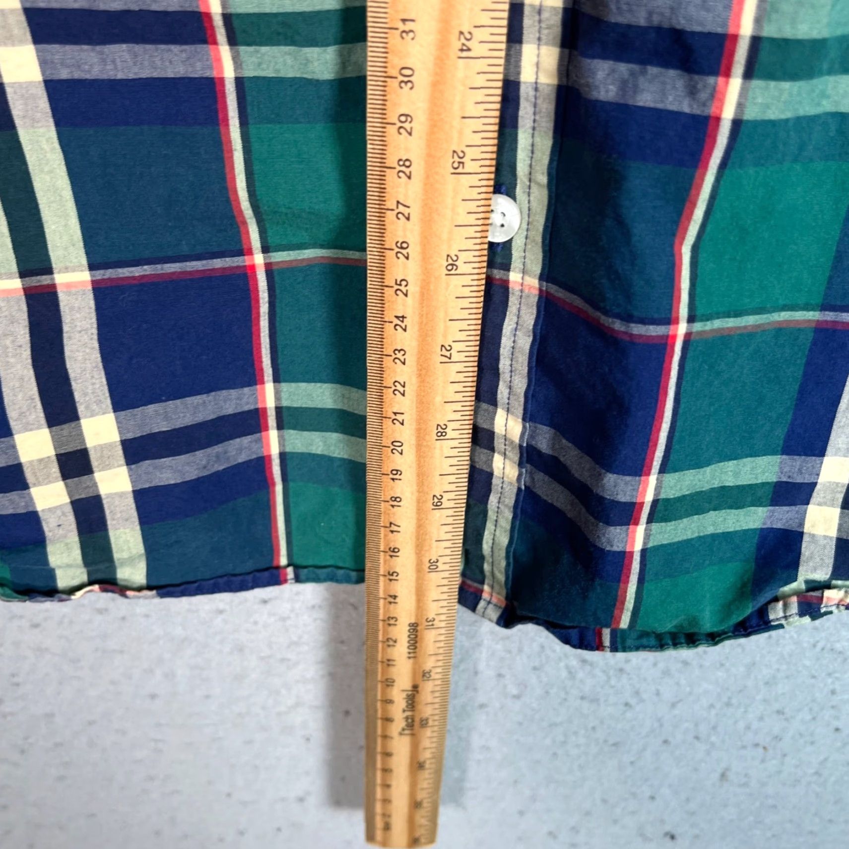 Vineyard Vines Vineyard Vines Mens Large Slim Fit Green Plaid Button-Down Shirt 100% Cotton Size US L / EU 52-54 / 3 - 5 Thumbnail