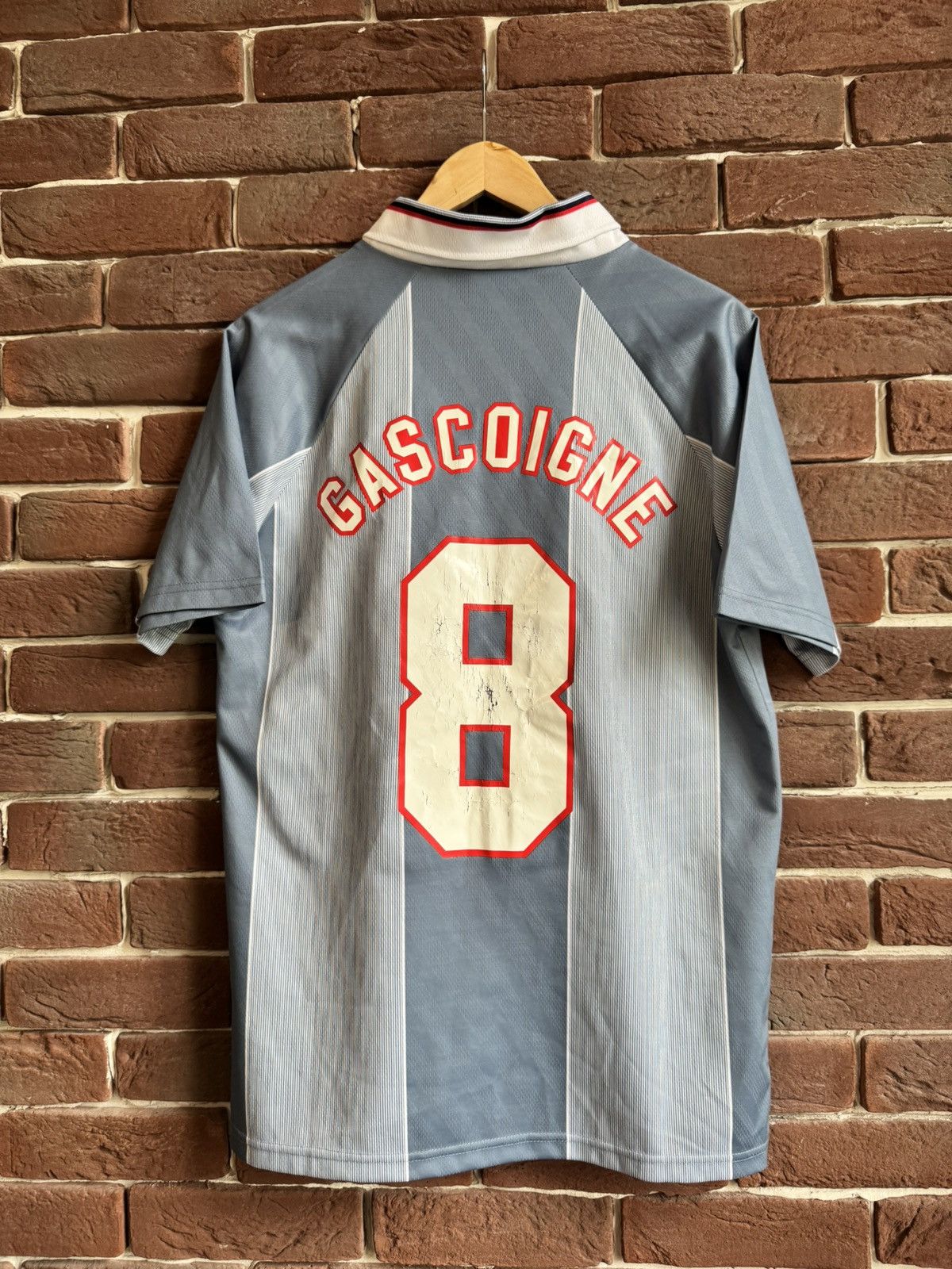 Umbro Rare Vintage 90s England #8 Gascoigne Umbro Football Jersey Size US S / EU 44-46 / 1 - 2 Thumbnail