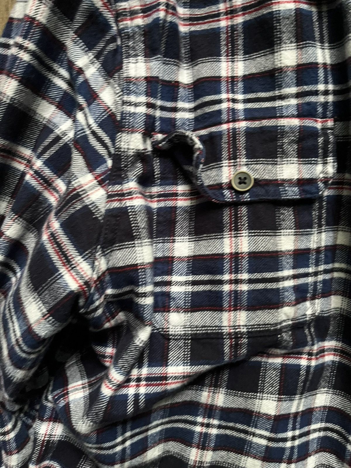 Vintage Vintage Travis Scott style Jachs Flannel Button Down Shirt Size US L / EU 52-54 / 3 - 3 Thumbnail