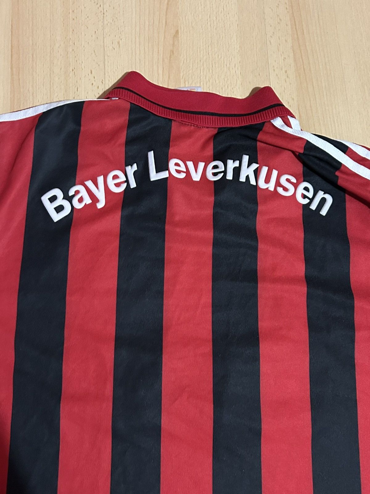 Adidas Bayer Leverkusen 2000-2001 Home Football Shirt Size XL Size US XL / EU 56 / 4 - 4 Thumbnail