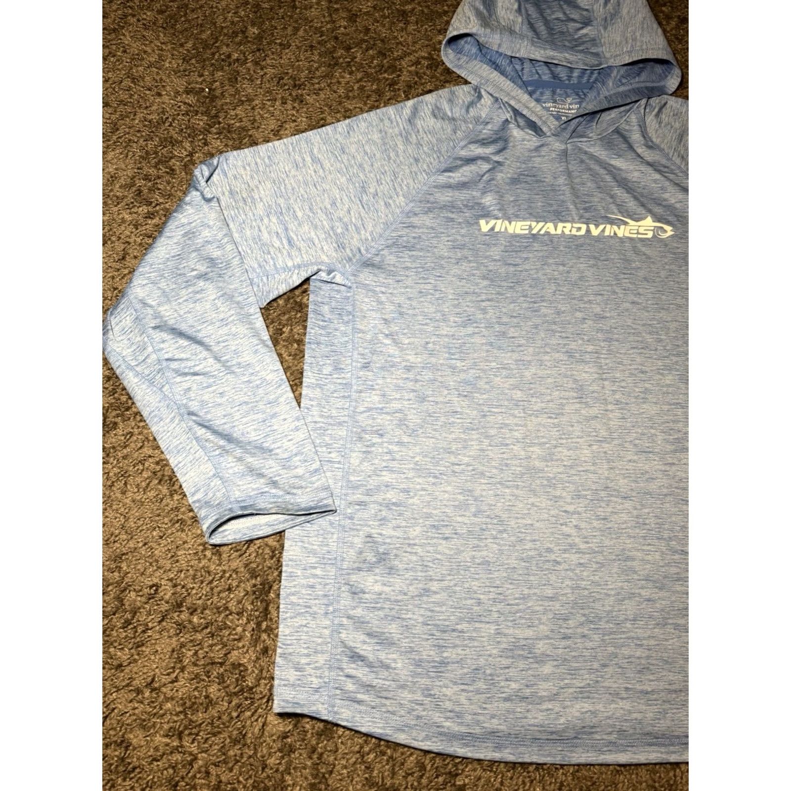 Vineyard Vines Vineyard Vines Long Sleeve Shirt Hoodie XL Blue Nautical Preppy Washington DC Shirt Mens Size US XL / EU 56 / 4 - 3 Thumbnail