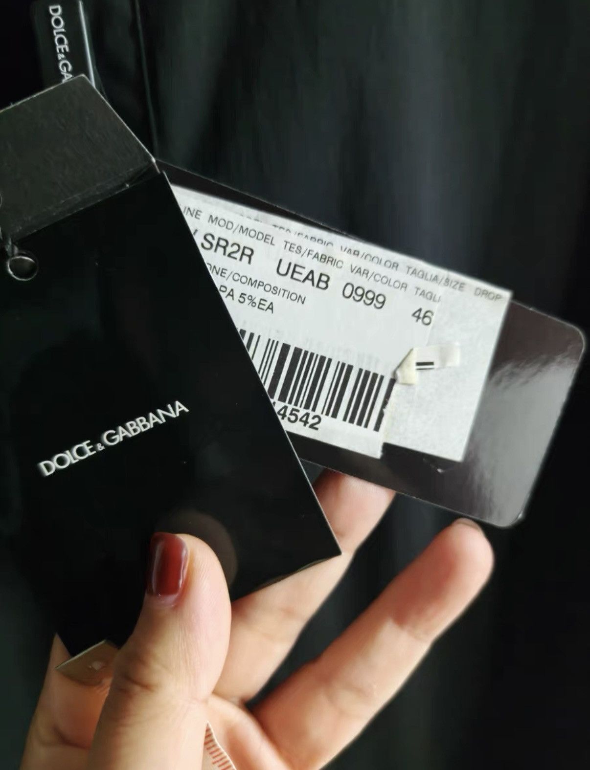 Dolce & Gabbana Dolce & Gabbana New Black Cotton Shirt Size US M / EU 48-50 / 2 - 4 Thumbnail