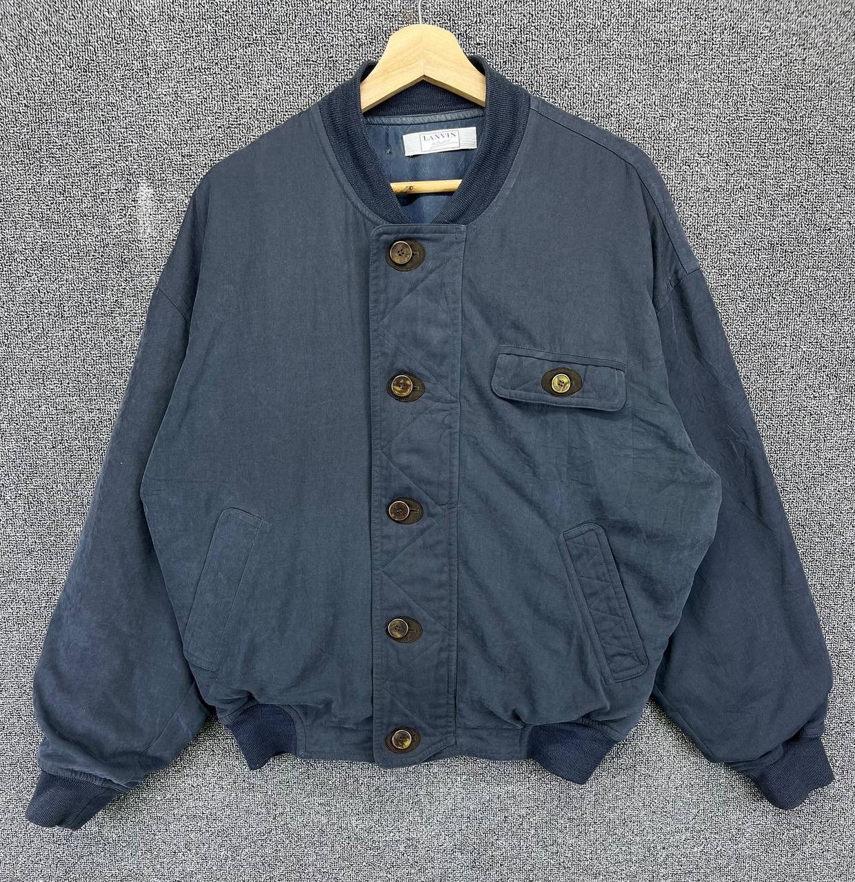Lanvin Vintage Lanvin Rare Bomber Style Jacket Size US XL / EU 56 / 4 - 1 Thumbnail