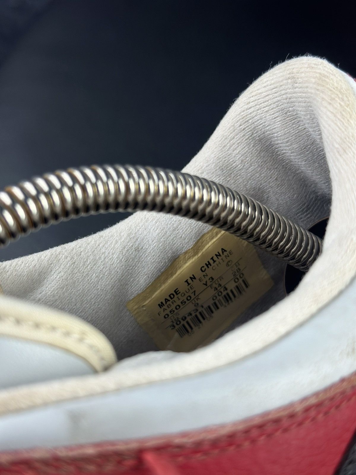 Nike × Vintage Rare! Vintage 2005 Nike Dunk Low Red Sail Black Chicago Size US 10 / EU 43 - 13 Thumbnail