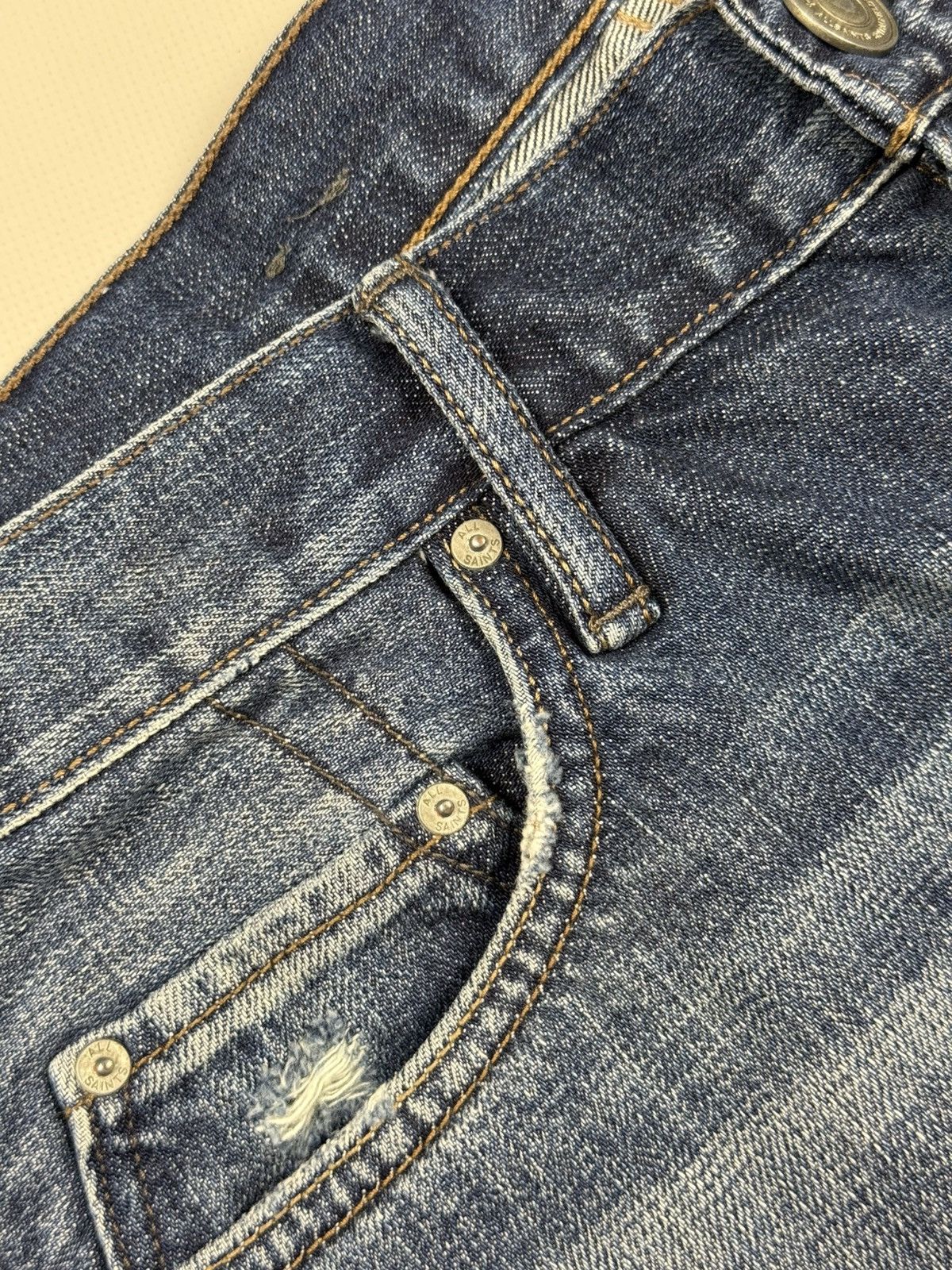 Allsaints Allsaints Horton Switch Men’s Denim Shorts Size 30 / S Size US 30 / EU 46 - 16 Thumbnail