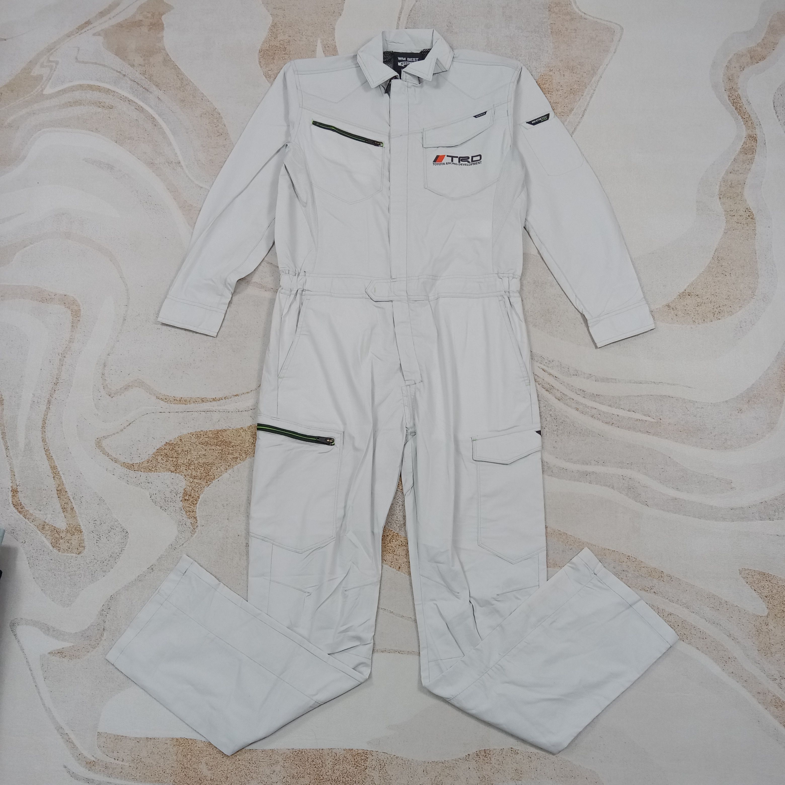 Japanese Brand TRD Toyota Racing Motorsports Custom Coverall Jacket C283N22 Size US M / EU 48-50 / 2 - 4 Thumbnail