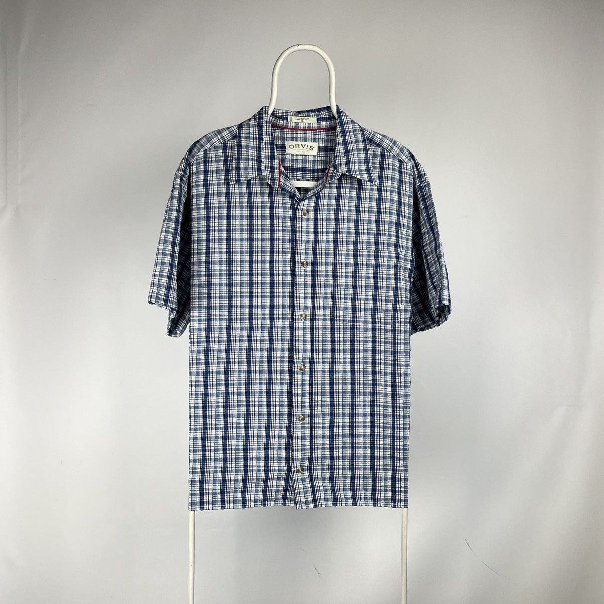 Orvis Orvis shirt short sleeve nova check size XLarge Size US XL / EU 56 / 4 - 1 Thumbnail