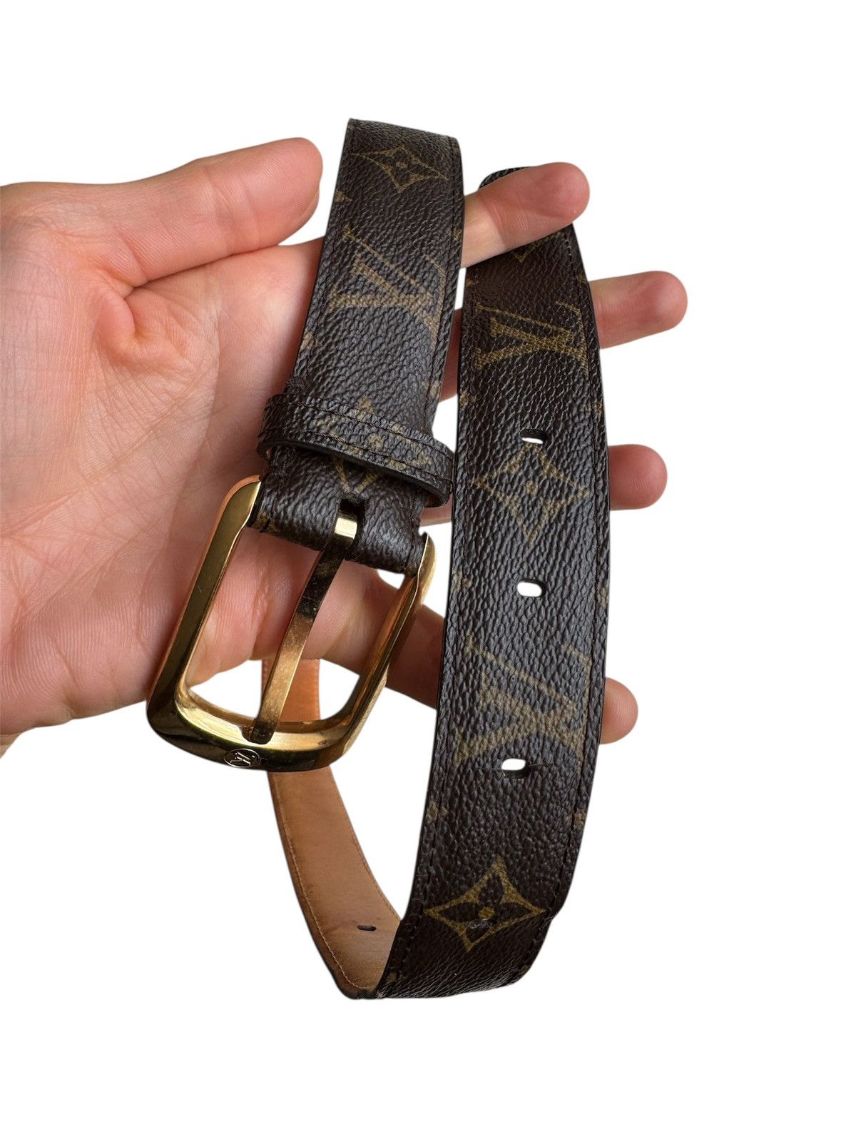 Louis Vuitton × Vintage Louis Vuitton Monogram Belt Size ONE SIZE - 1 Thumbnail