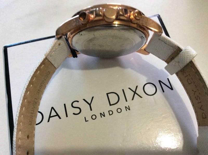 Designer Daisy Dixon Ladies white dial leather strap watch Size ONE SIZE - 11 Thumbnail
