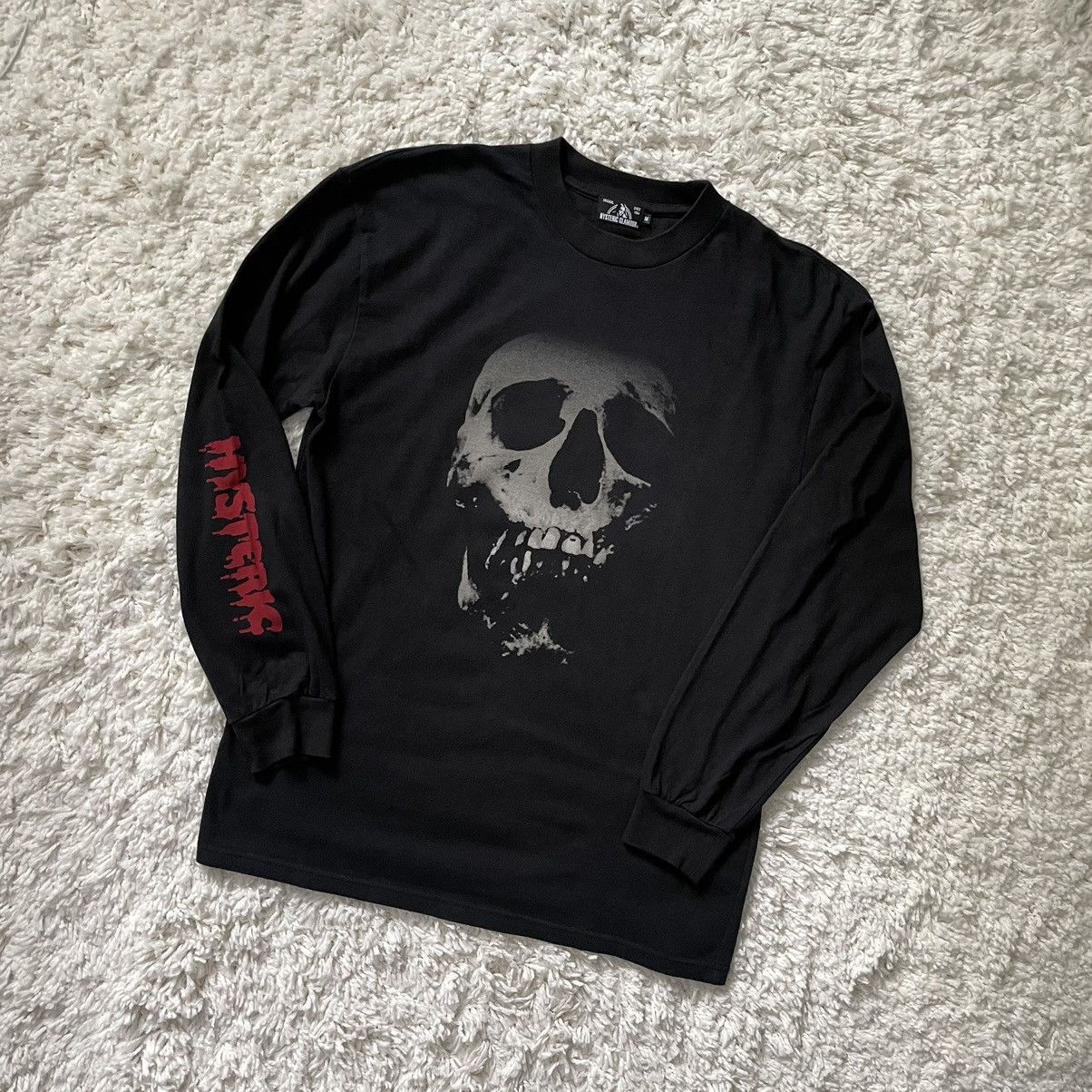 Pre-owned Hysteric Glamour X Vintage 2015 Archive Hysteric Glanoue Skullberry Longsleeve Medium In Black