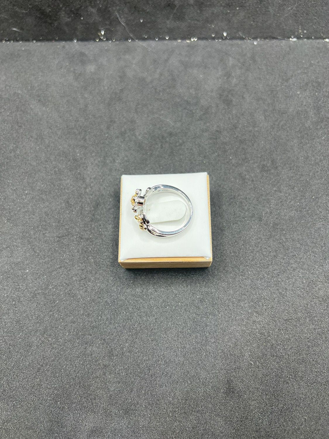 Jewelry Sun Flower and Bee Silver Ring - Size 7.25 Size ONE SIZE - 3 Thumbnail