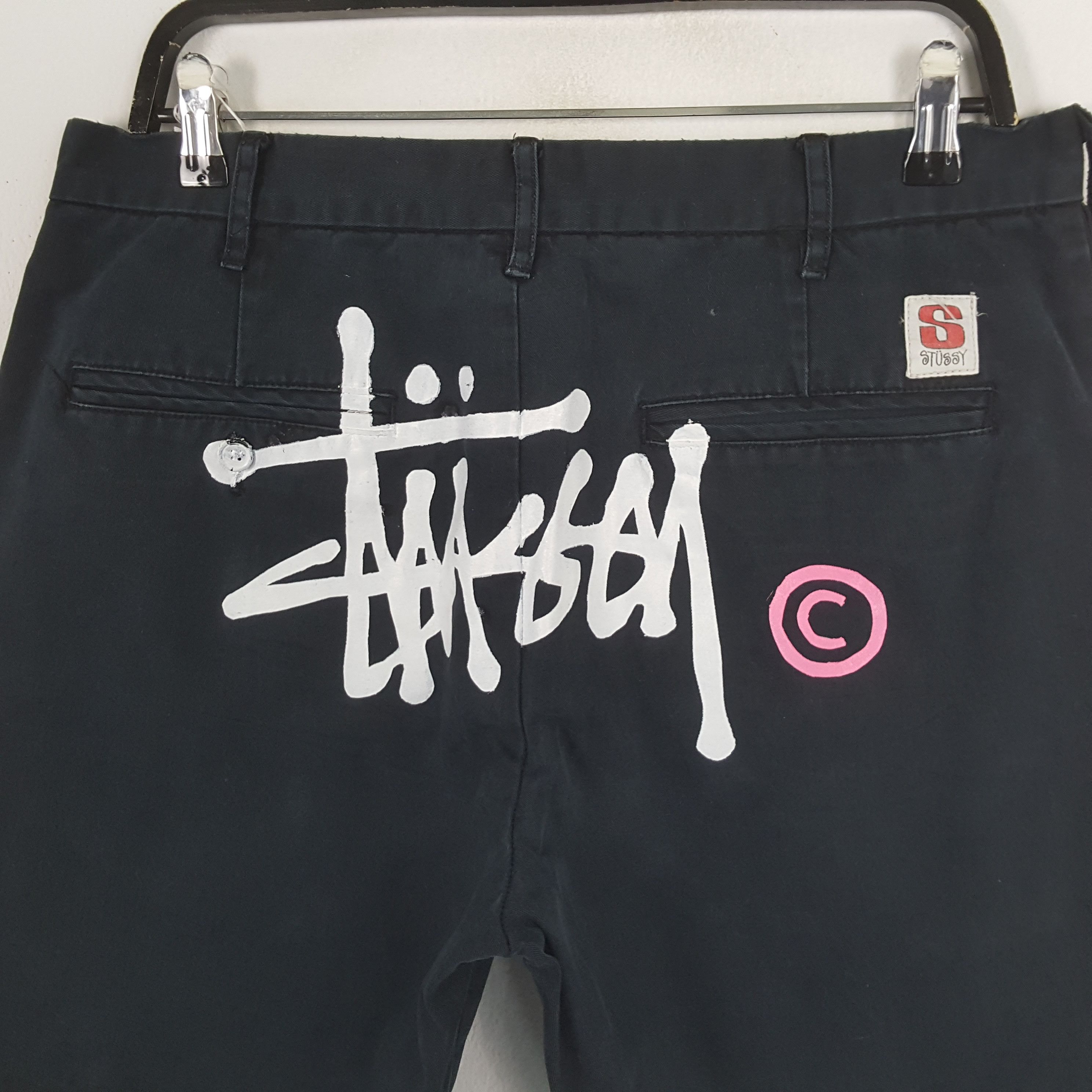 Stussy STUSSY Streetwear Skater Style Custom Art Short Pants Size US 32 / EU 48 - 2 Thumbnail