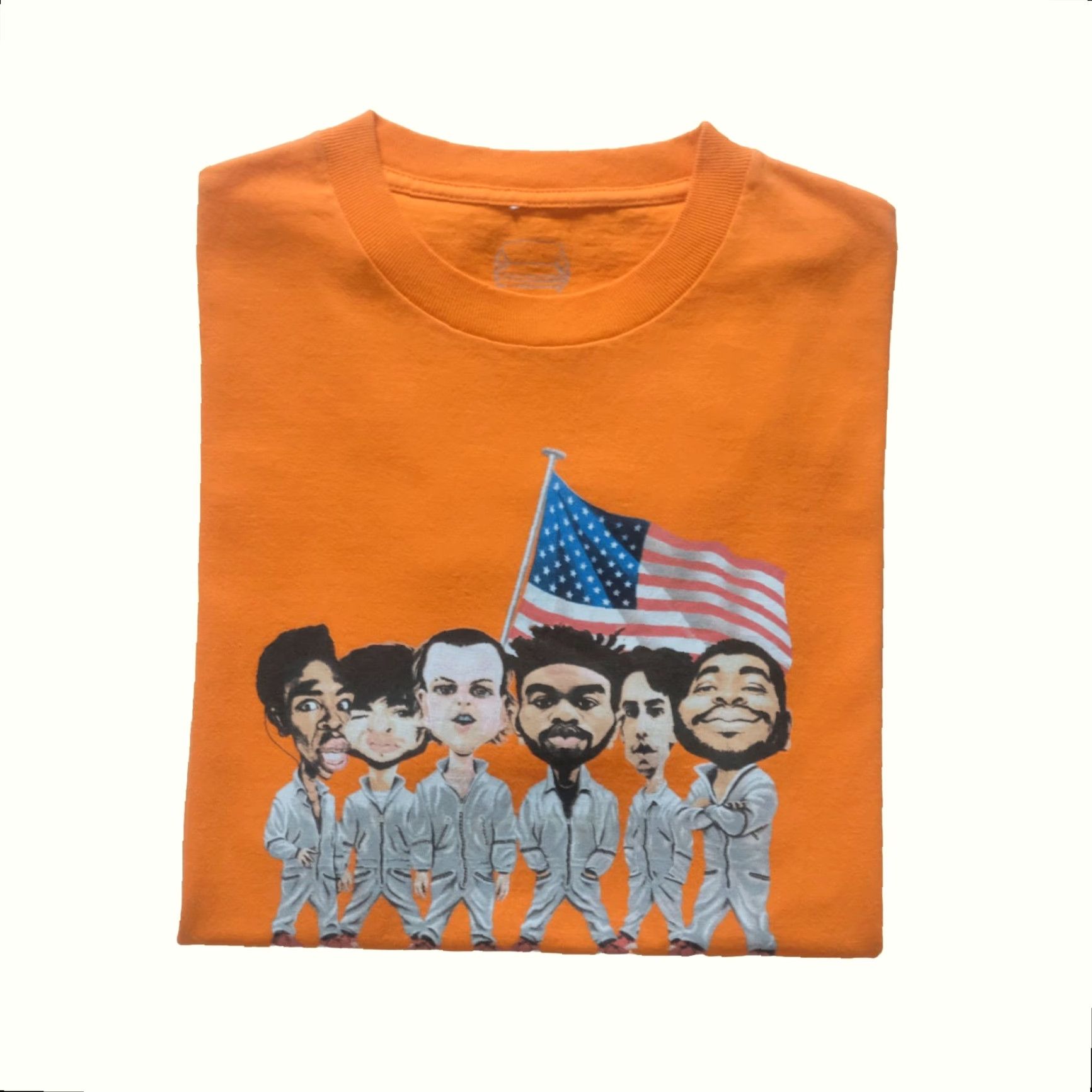 Brockhampton BROCKHAMPTON MUSIC CONCERT TOUR RAP TEE VTG Y2K ALL AMERICAN BOY BAND T SHIRT Md Mens M Orange Cotton Knit Logo Short Sleeve Crew Neck Shirt Size US M / EU 48-50 / 2 - 2 Thumbnail